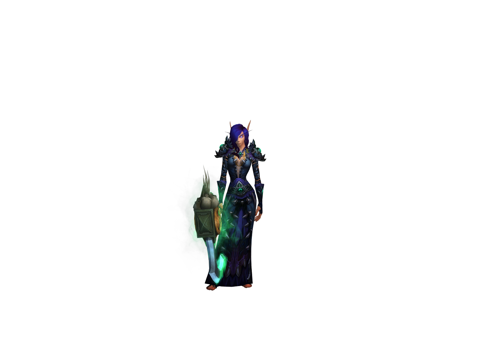 Tenebra 3D character render