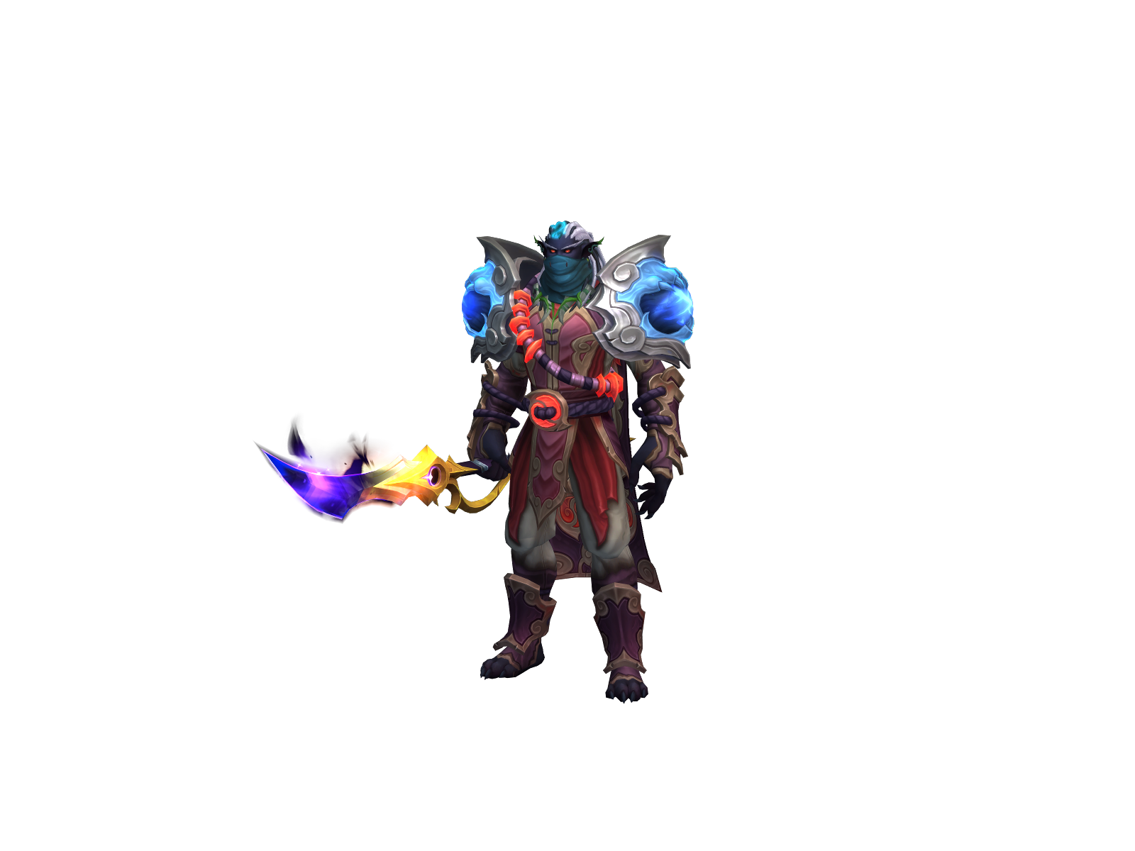 Vora 3D character render