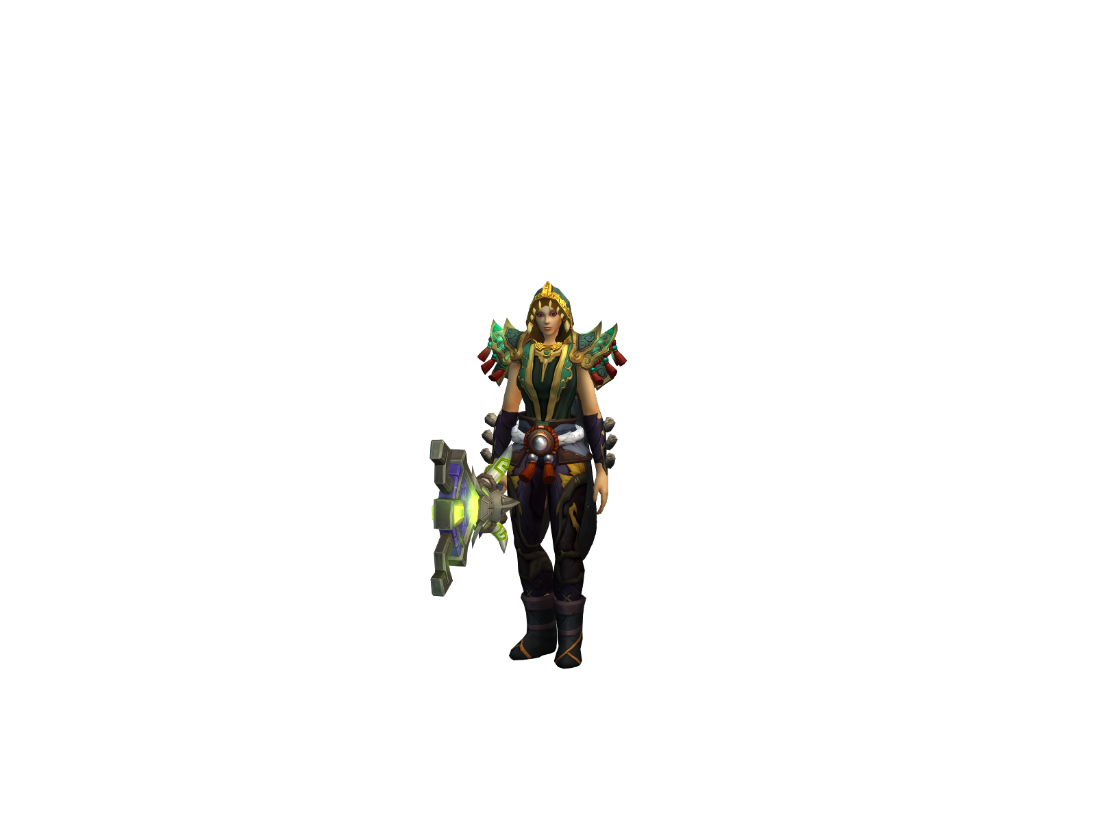 Mssnchromie 3D character render