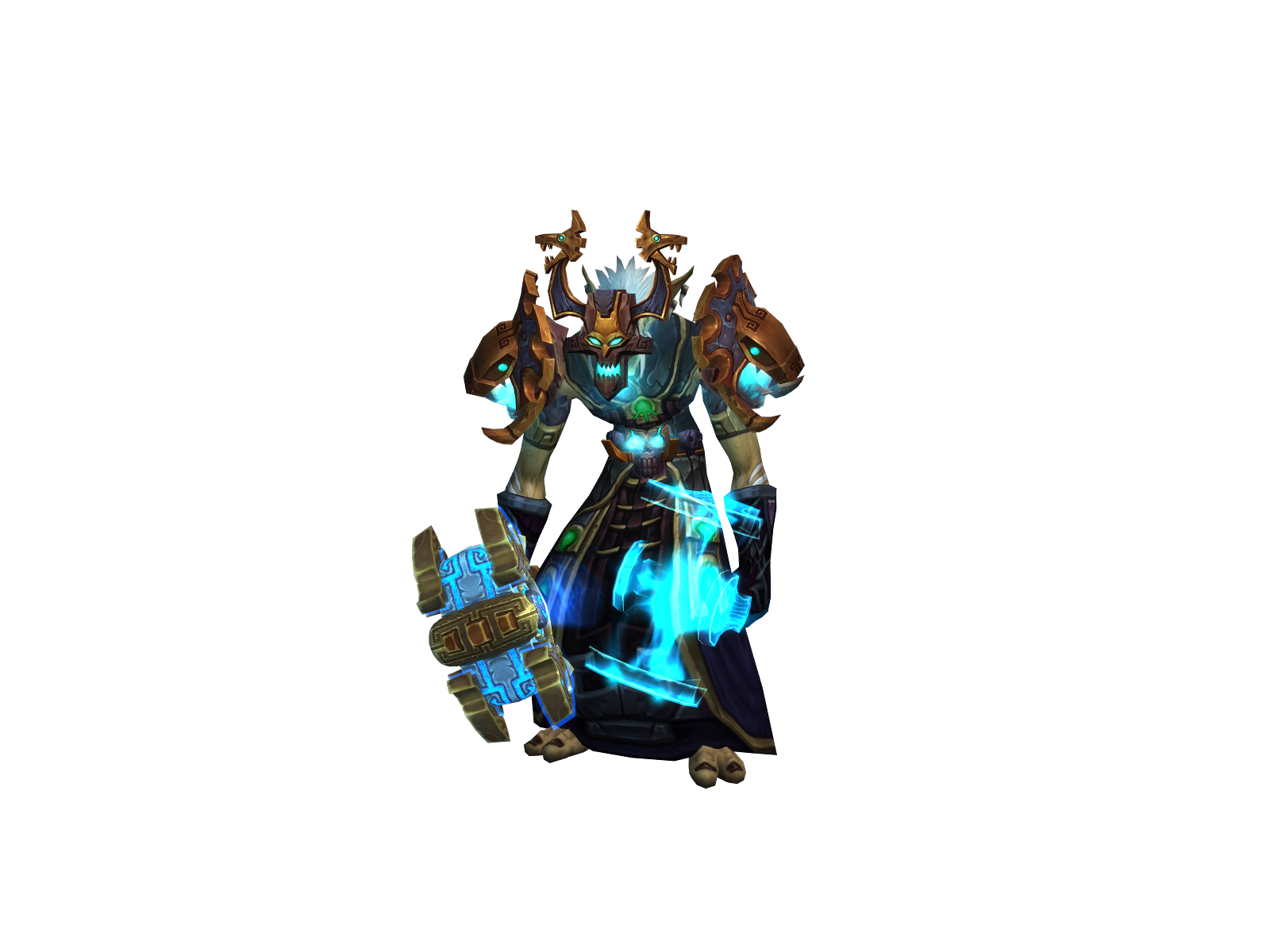 Shocks 3D character render