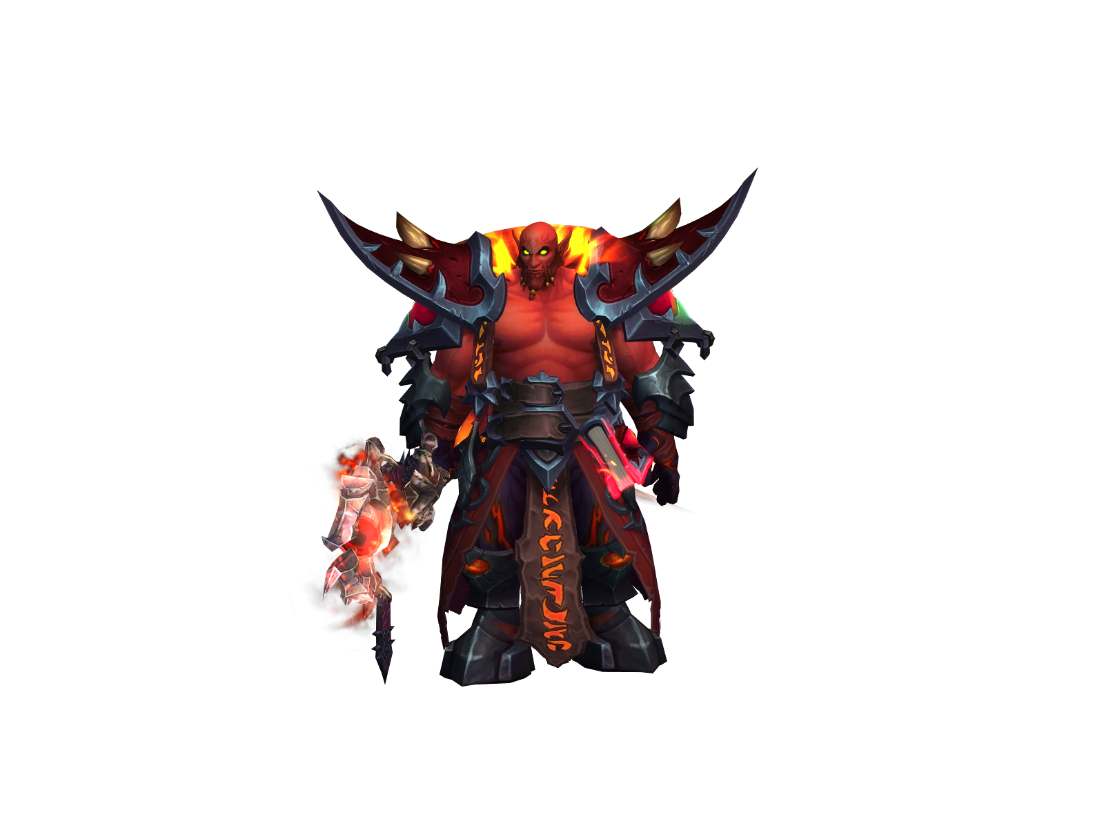 Flamer 3D character render