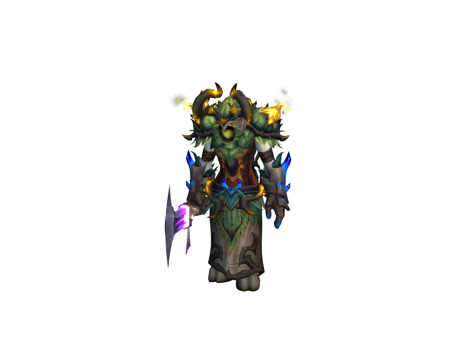 Bipolared 3D character render