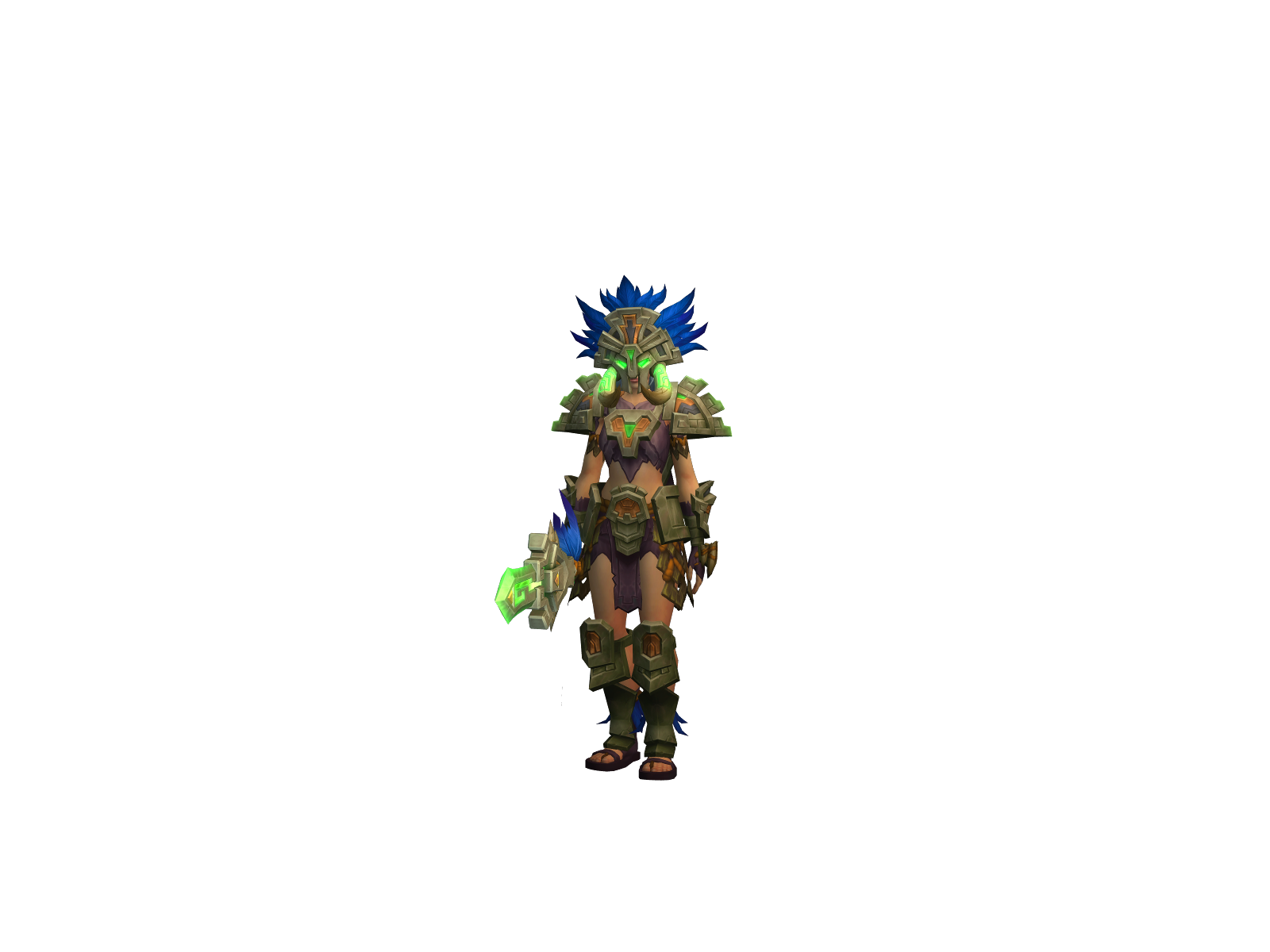 Missbubble 3D character render