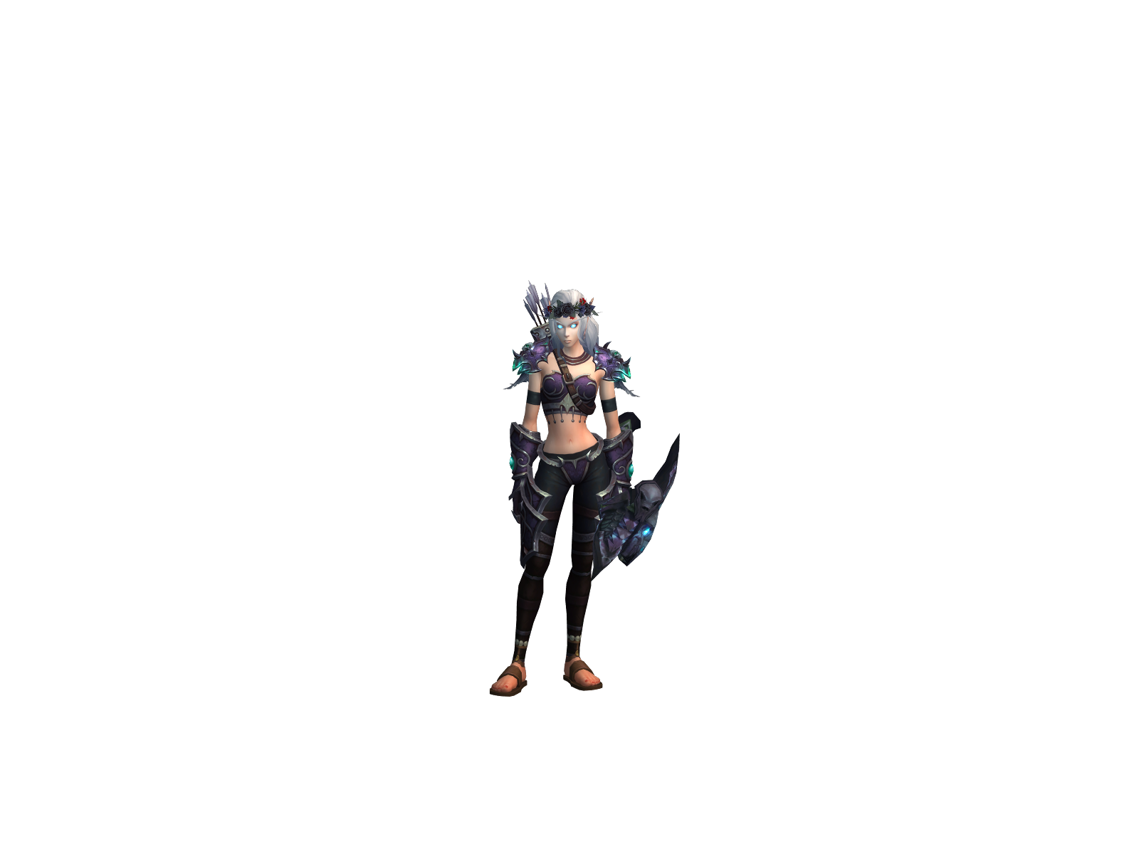 Clairvoyance 3D character render