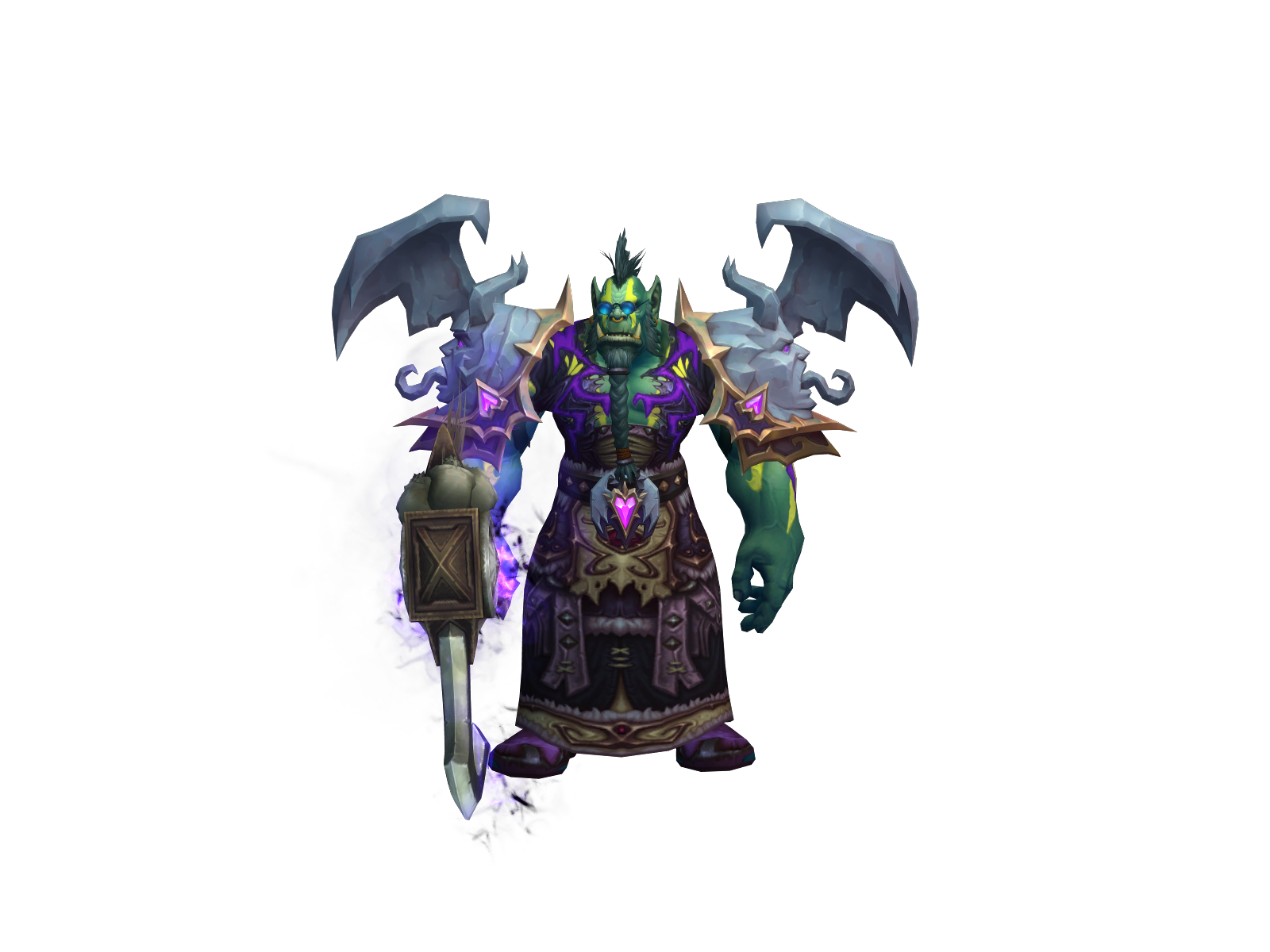 Aff 3D character render