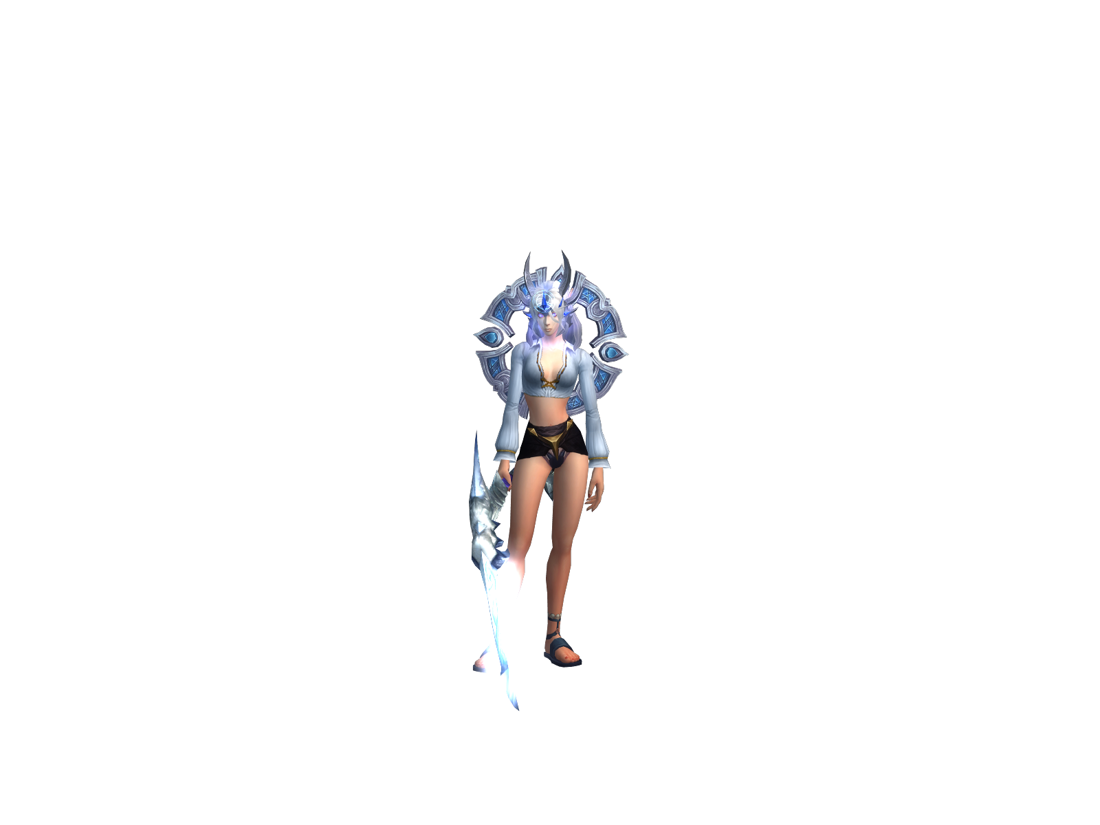 Melancholia 3D character render