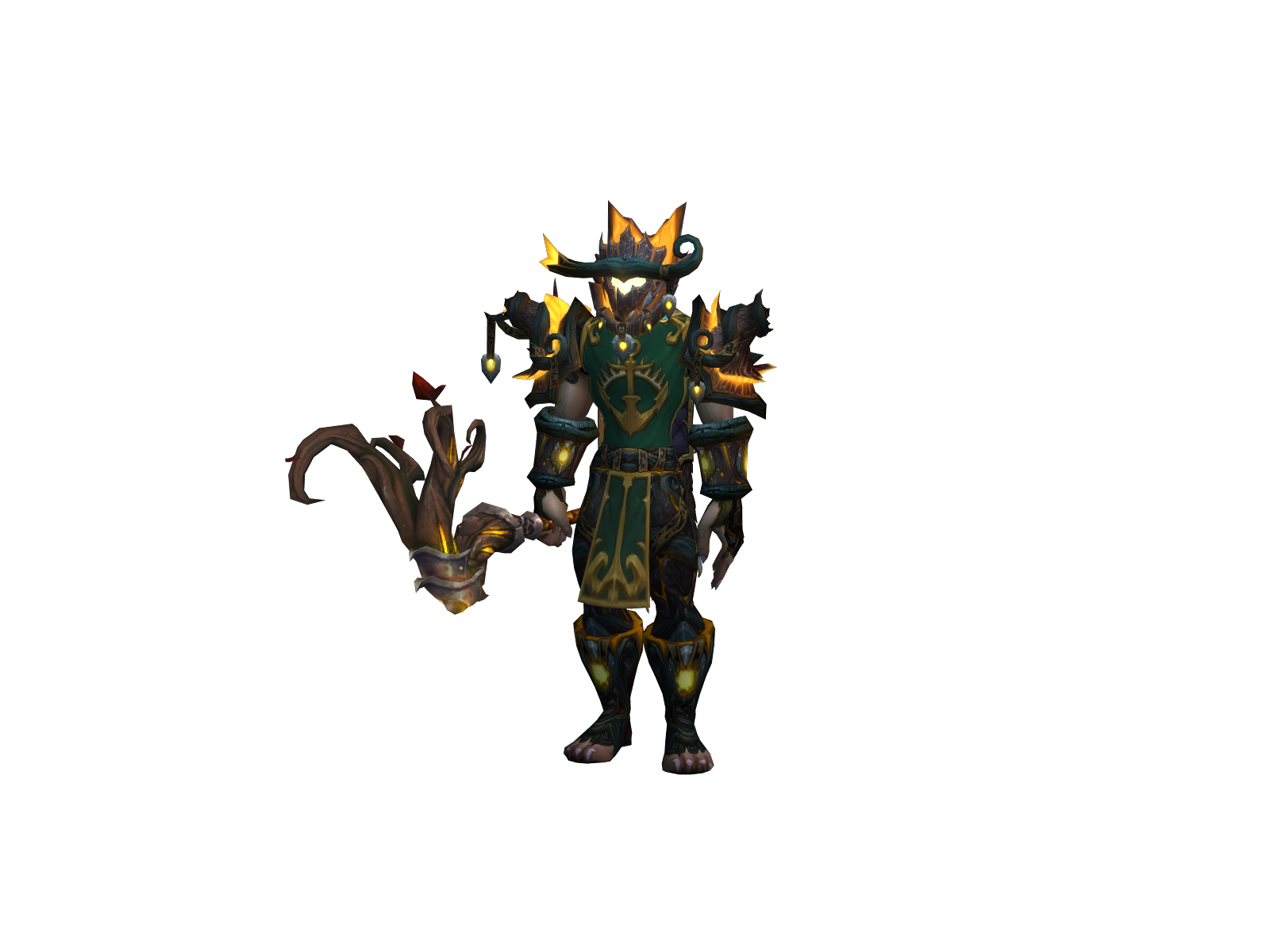 Lldruid 3D character render