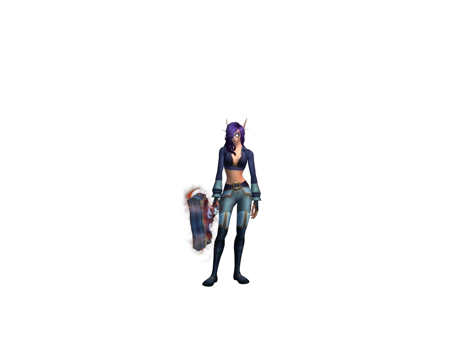 Jadechaos 3D character render