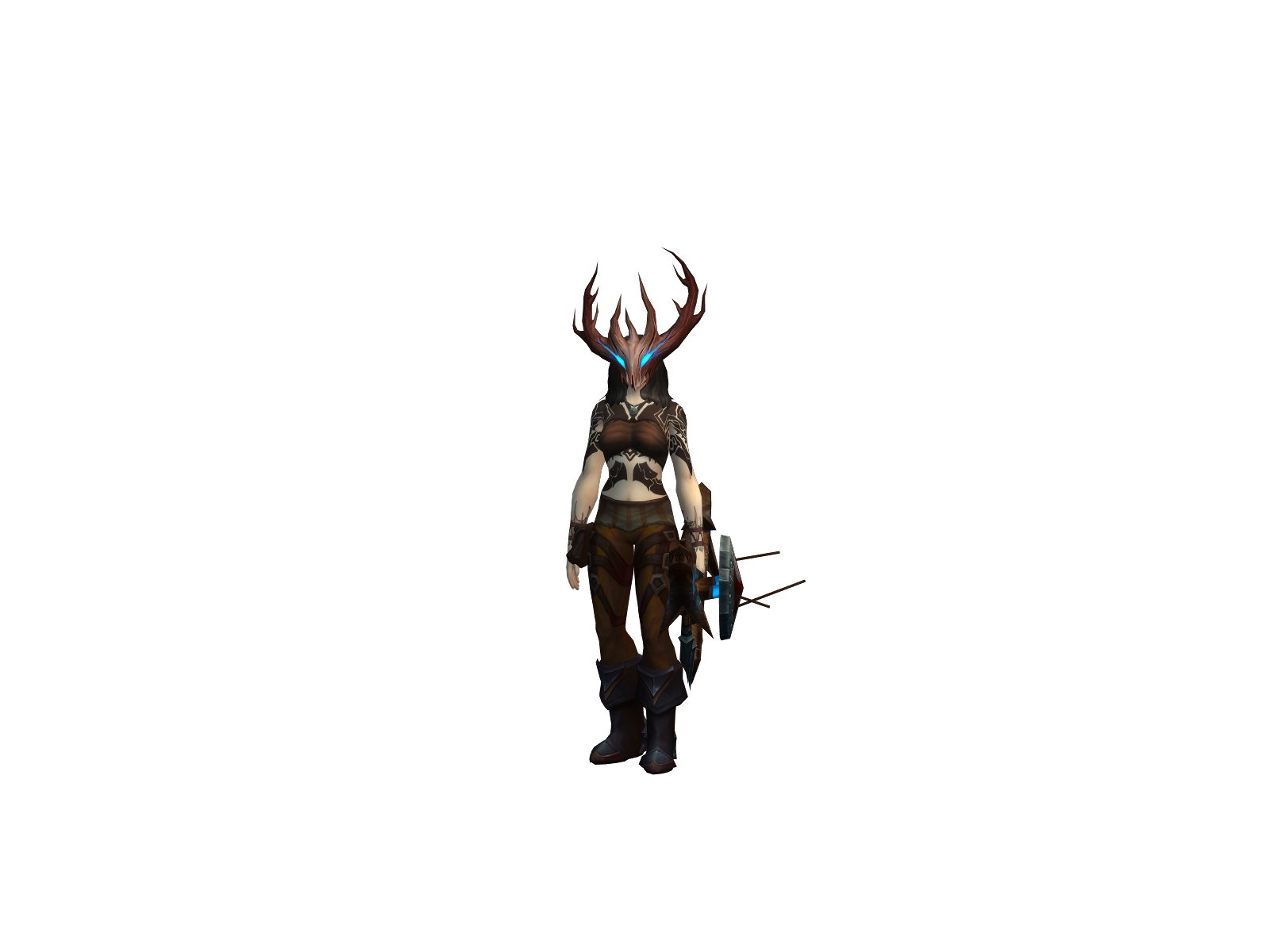 Stingerai 3D character render