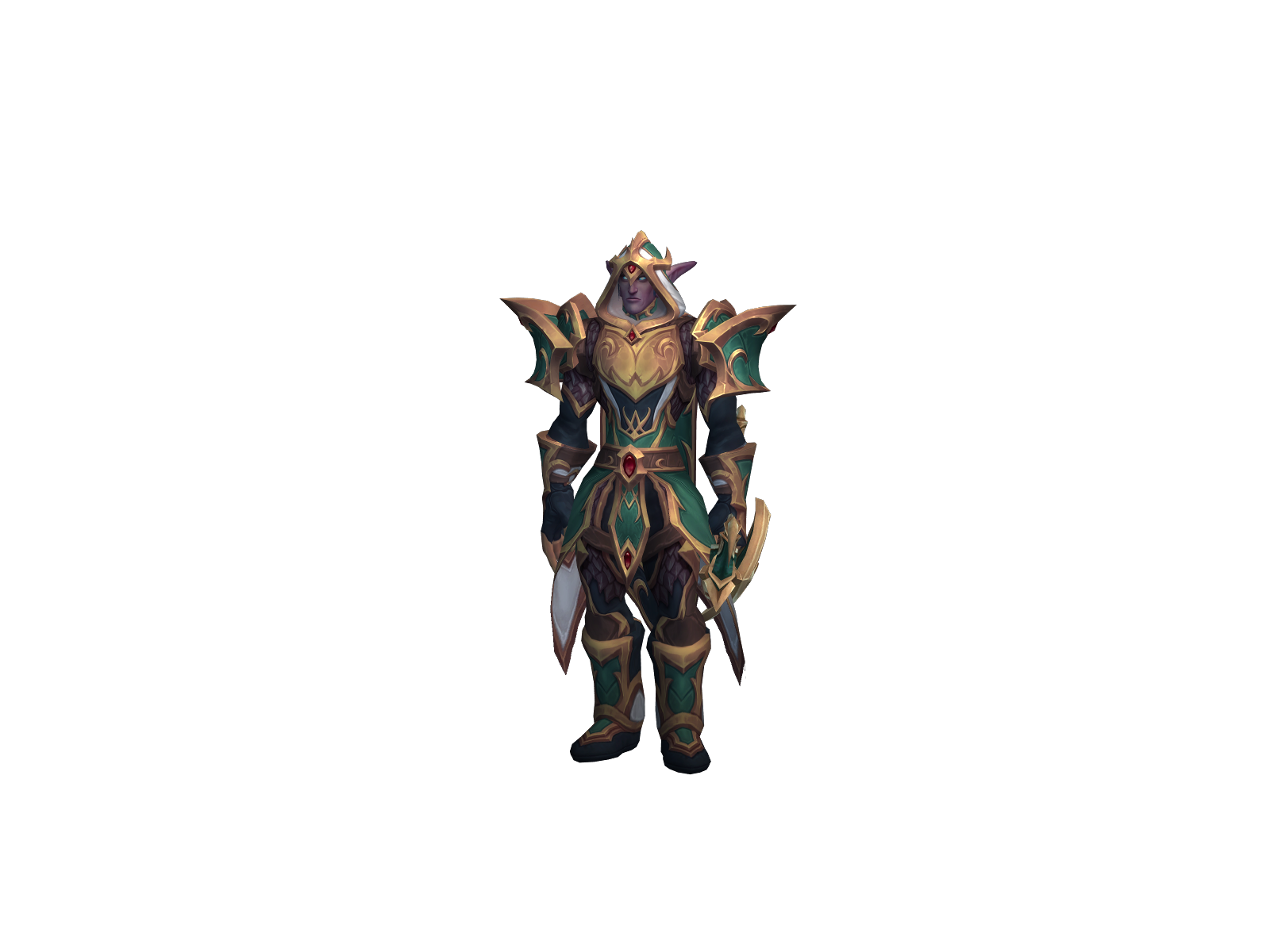 Corban 3D character render
