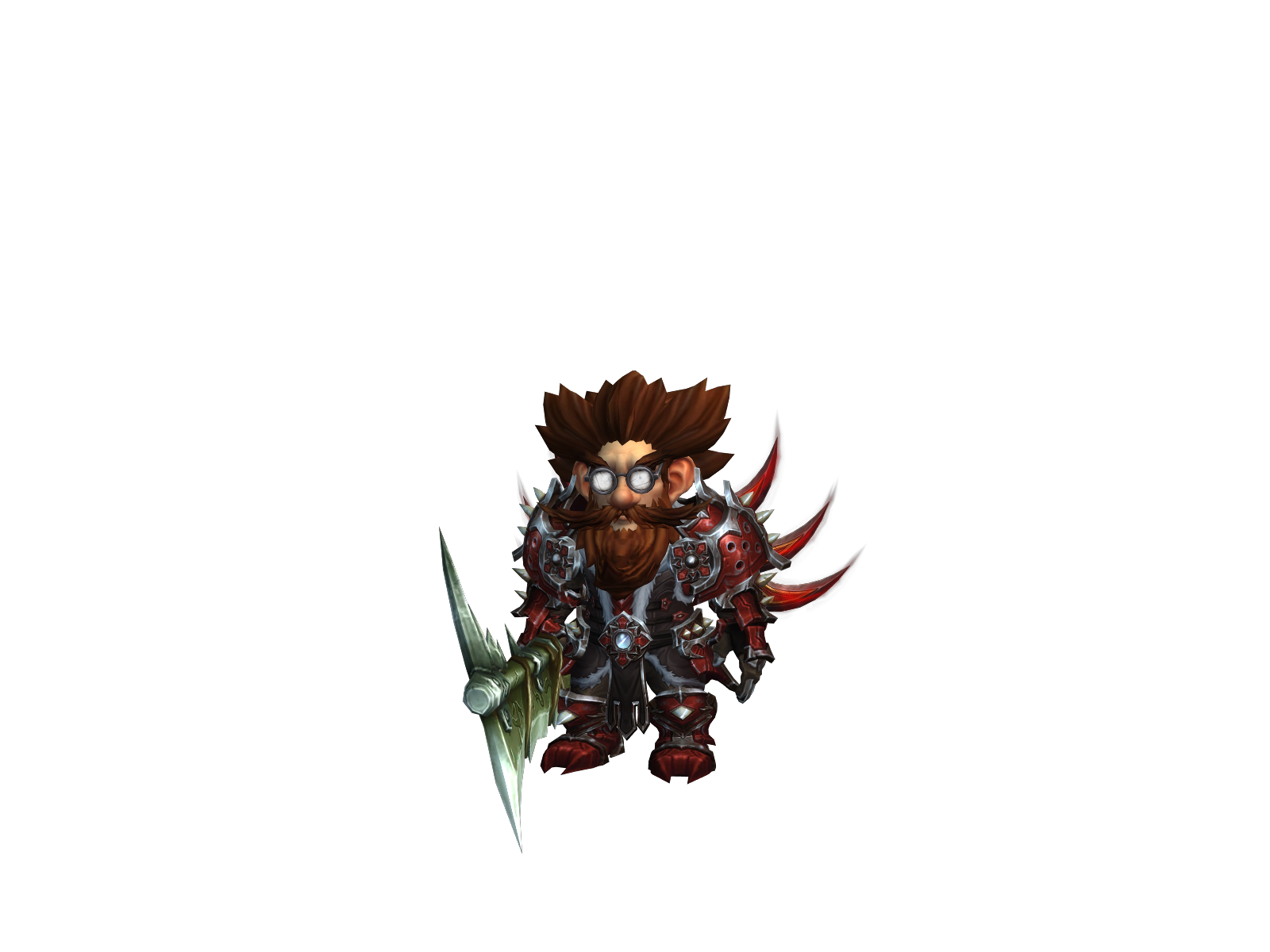 Smolworm 3D character render