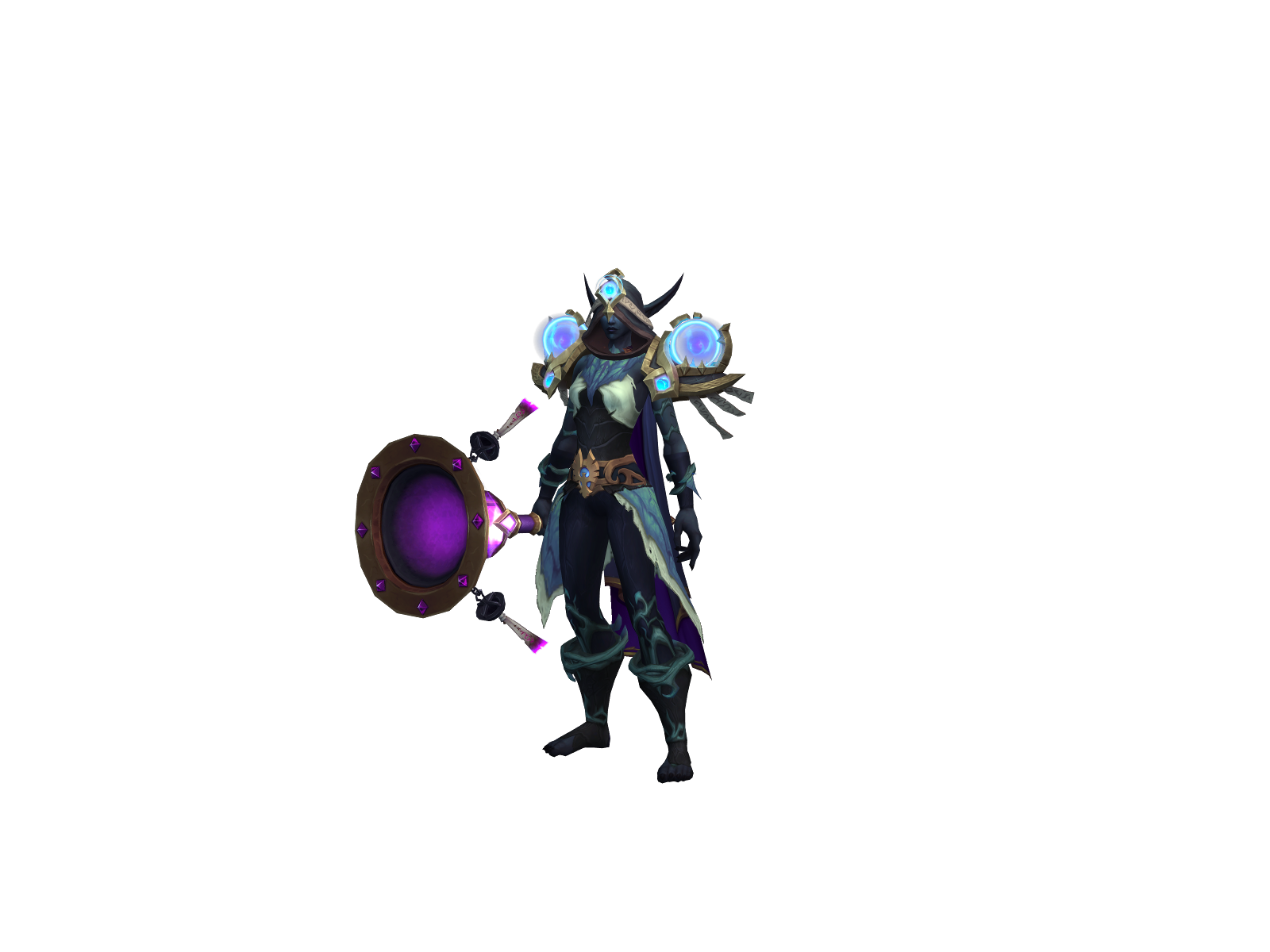 Morticias 3D character render