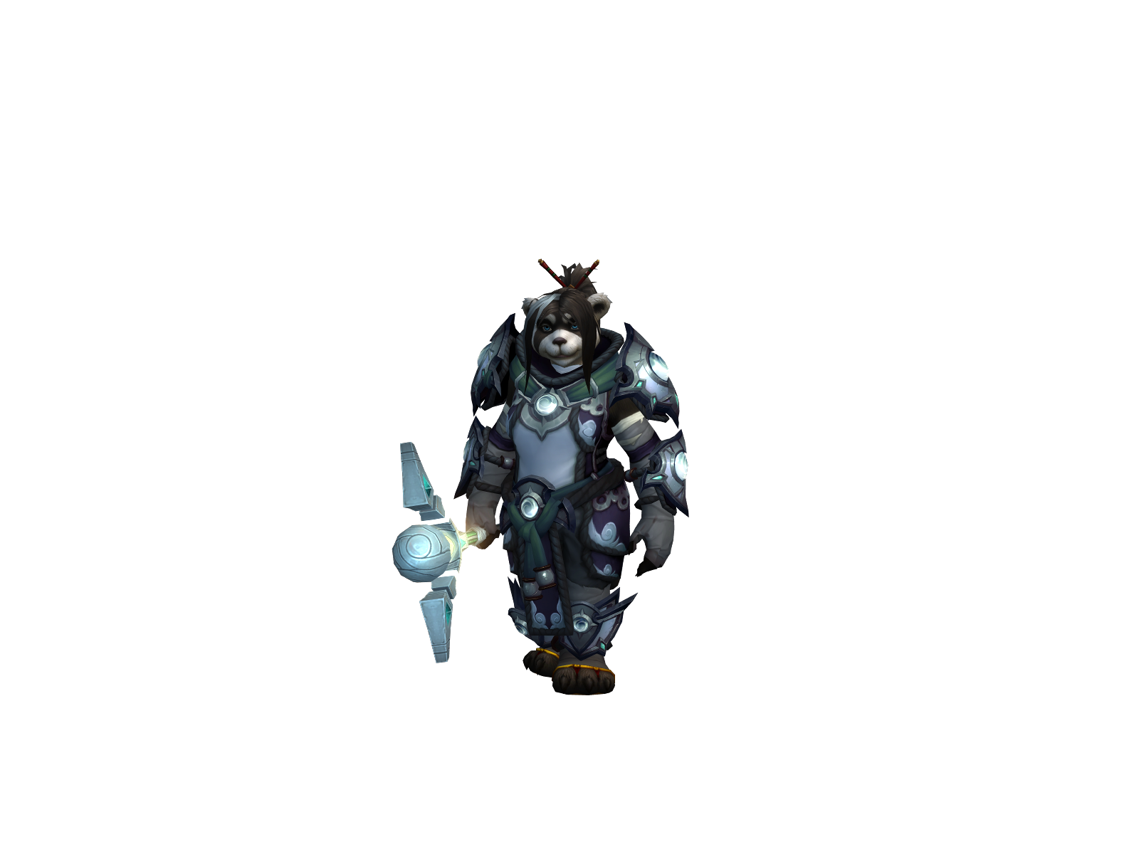 Tecomonk 3D character render