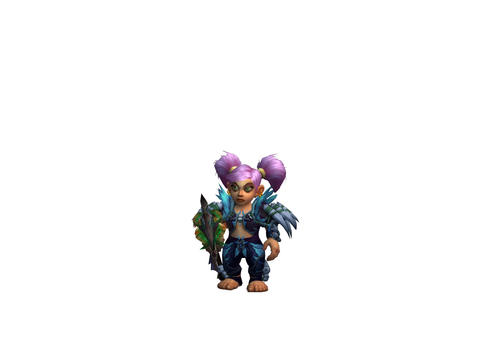 Almadria 3D character render