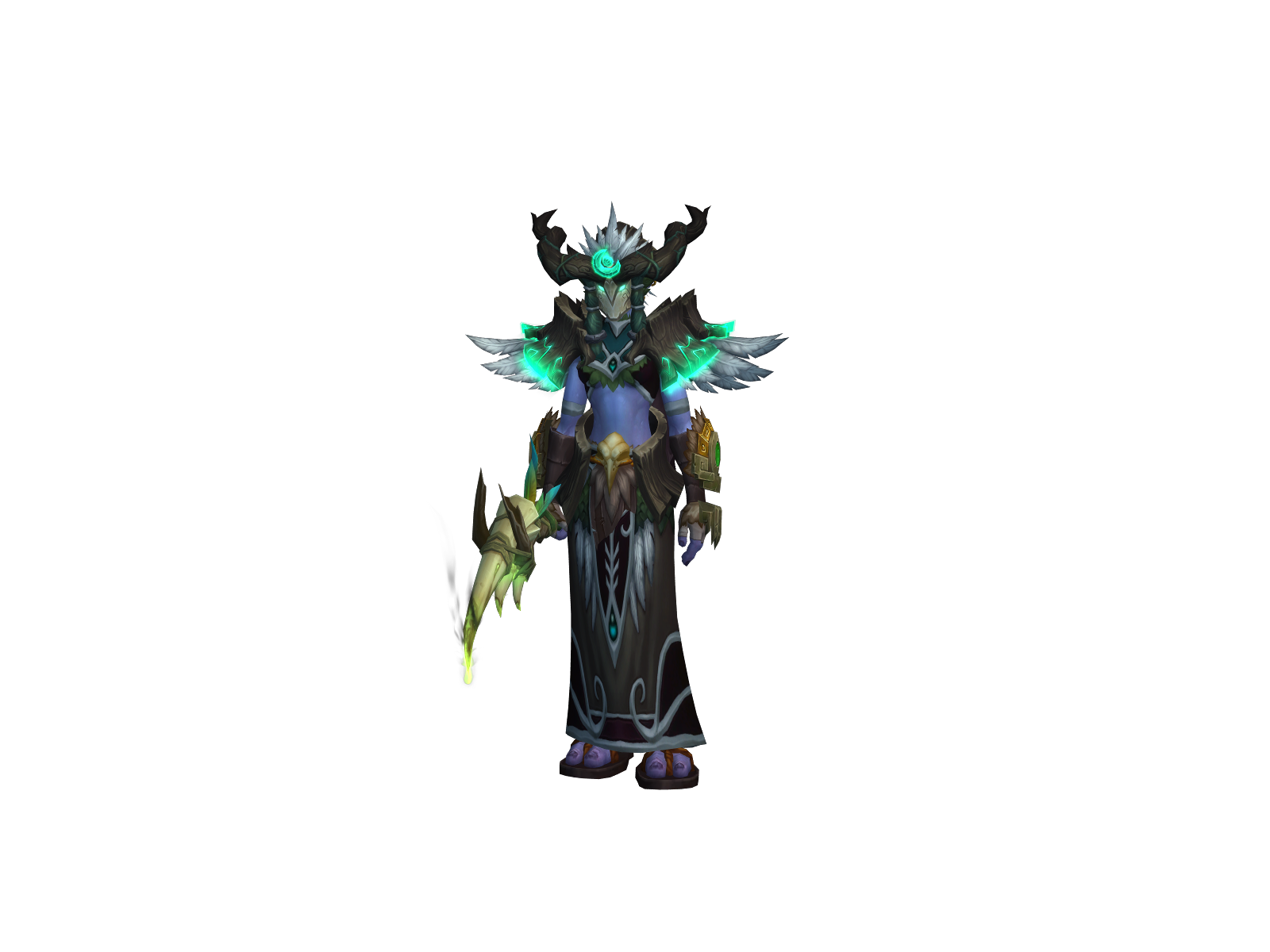Yzera 3D character render