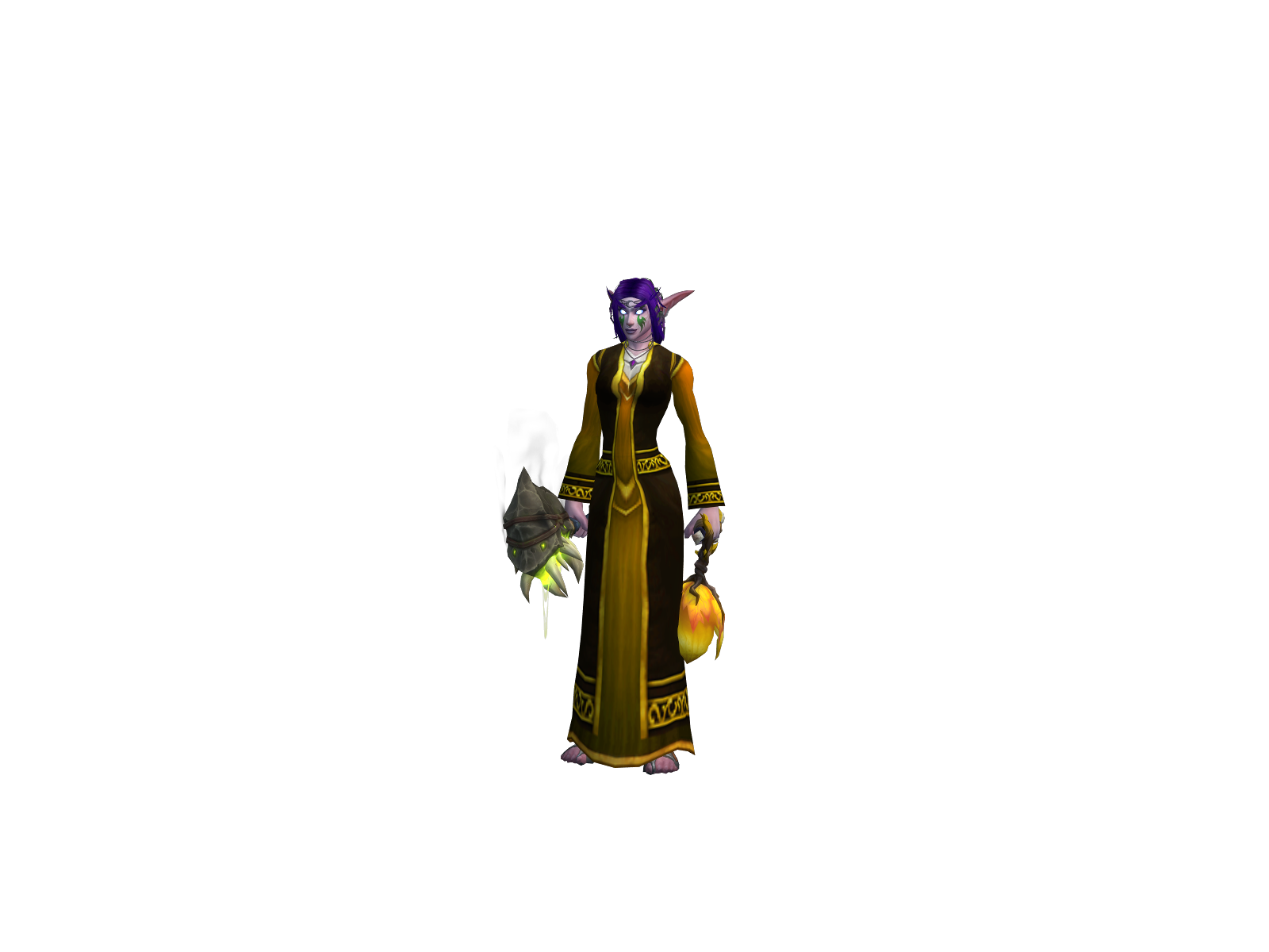 Galeriel 3D character render
