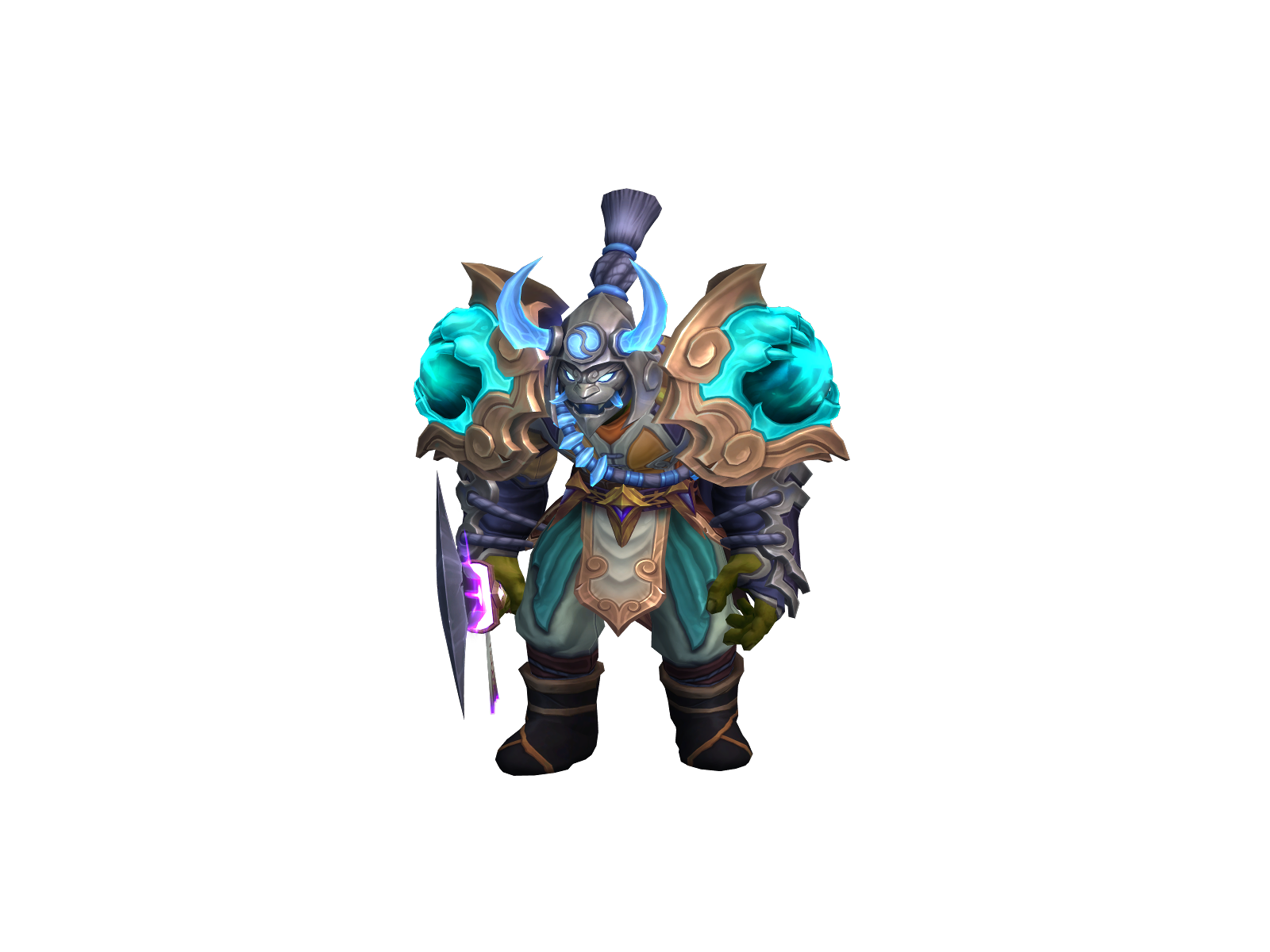 Kunglao 3D character render