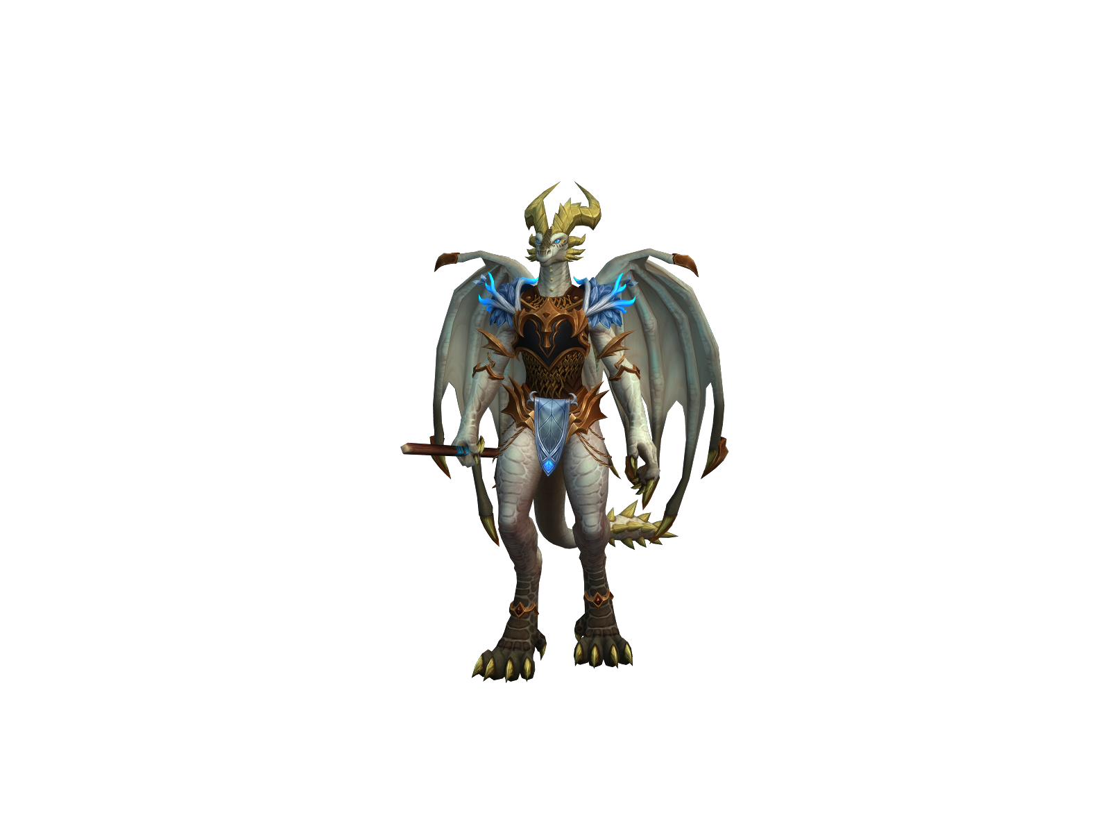 Dracaryss 3D character render