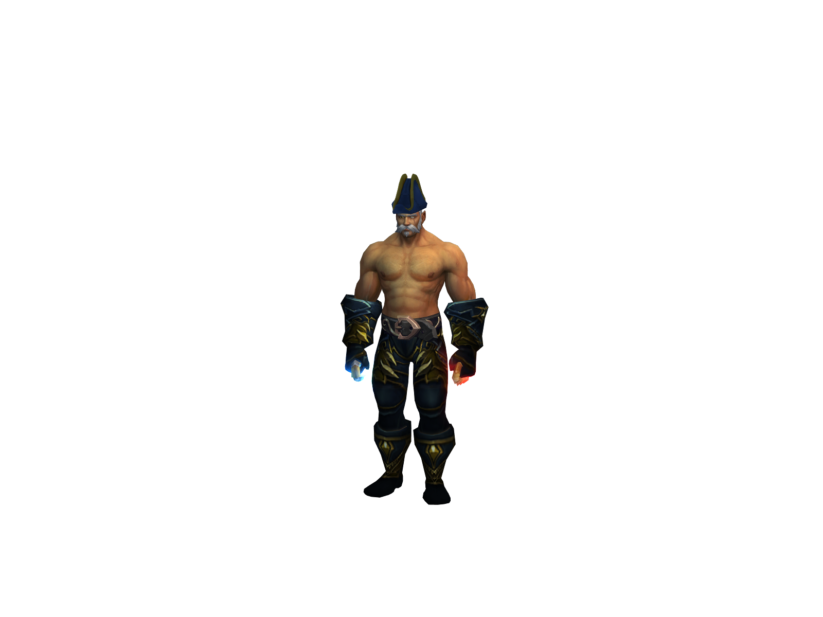 Bonaparte 3D character render