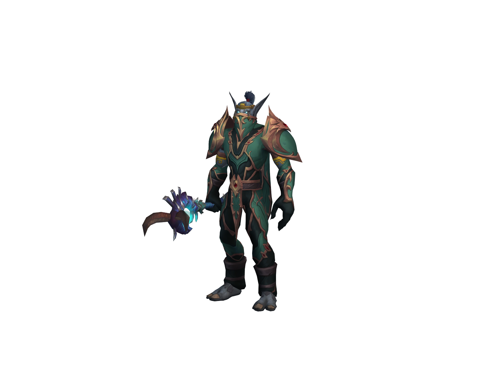 Galiathin 3D character render