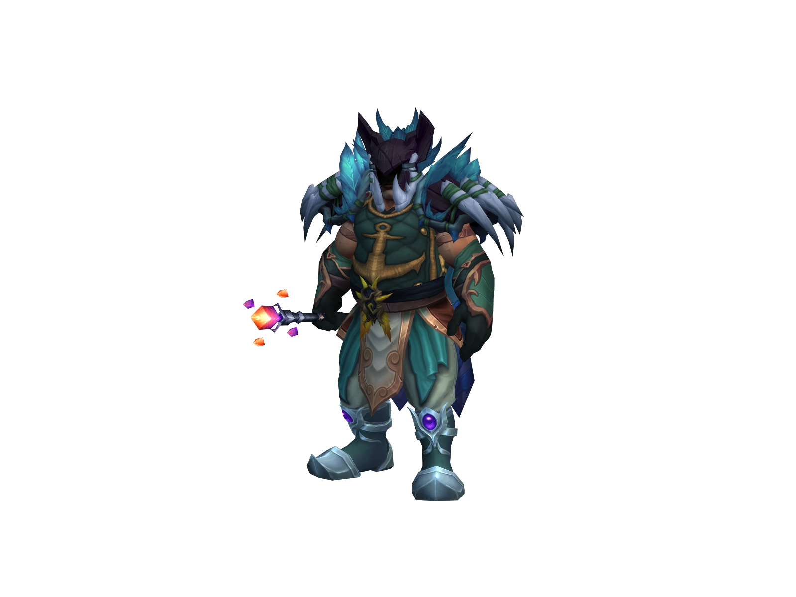 Hankzilla 3D character render