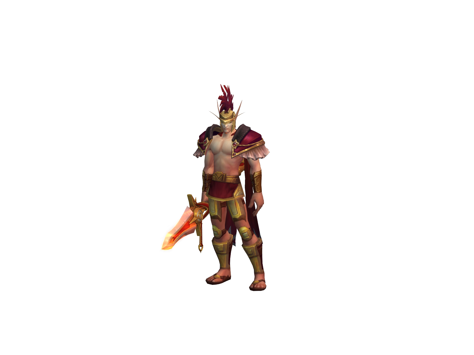 Fallenp 3D character render