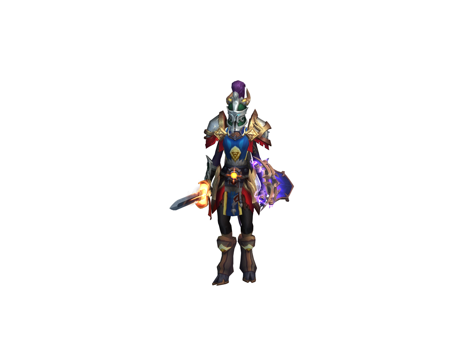 Divinar 3D character render