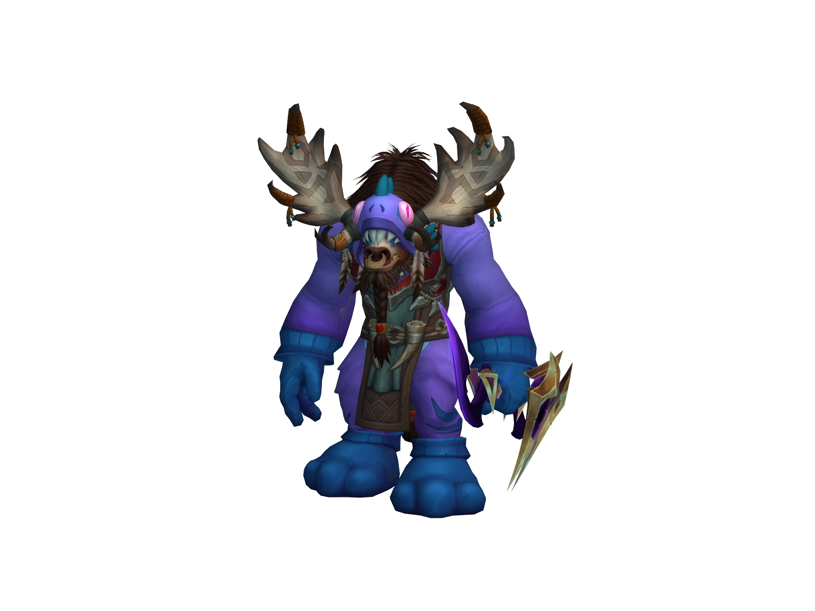 Mahoragax 3D character render
