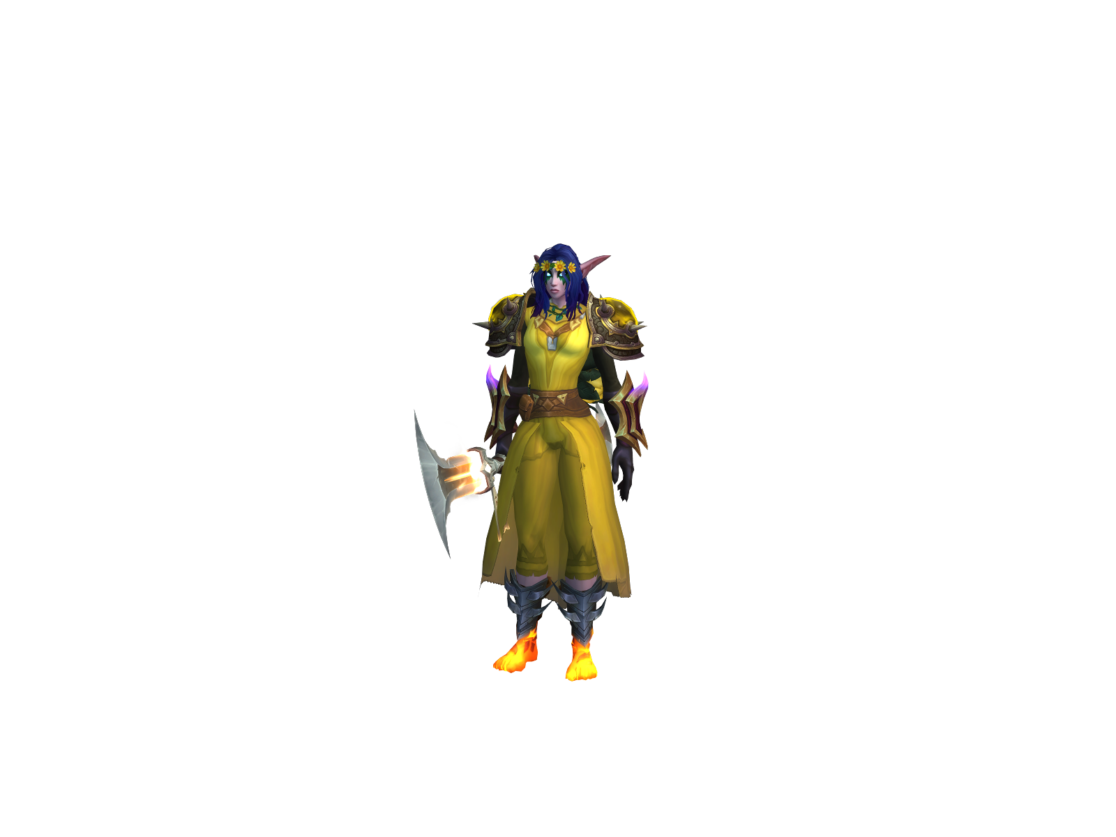 Mewalina 3D character render