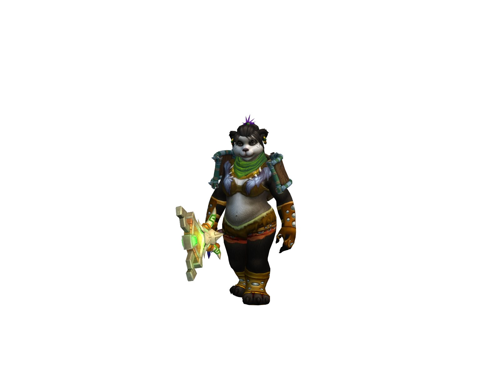Claymoree 3D character render
