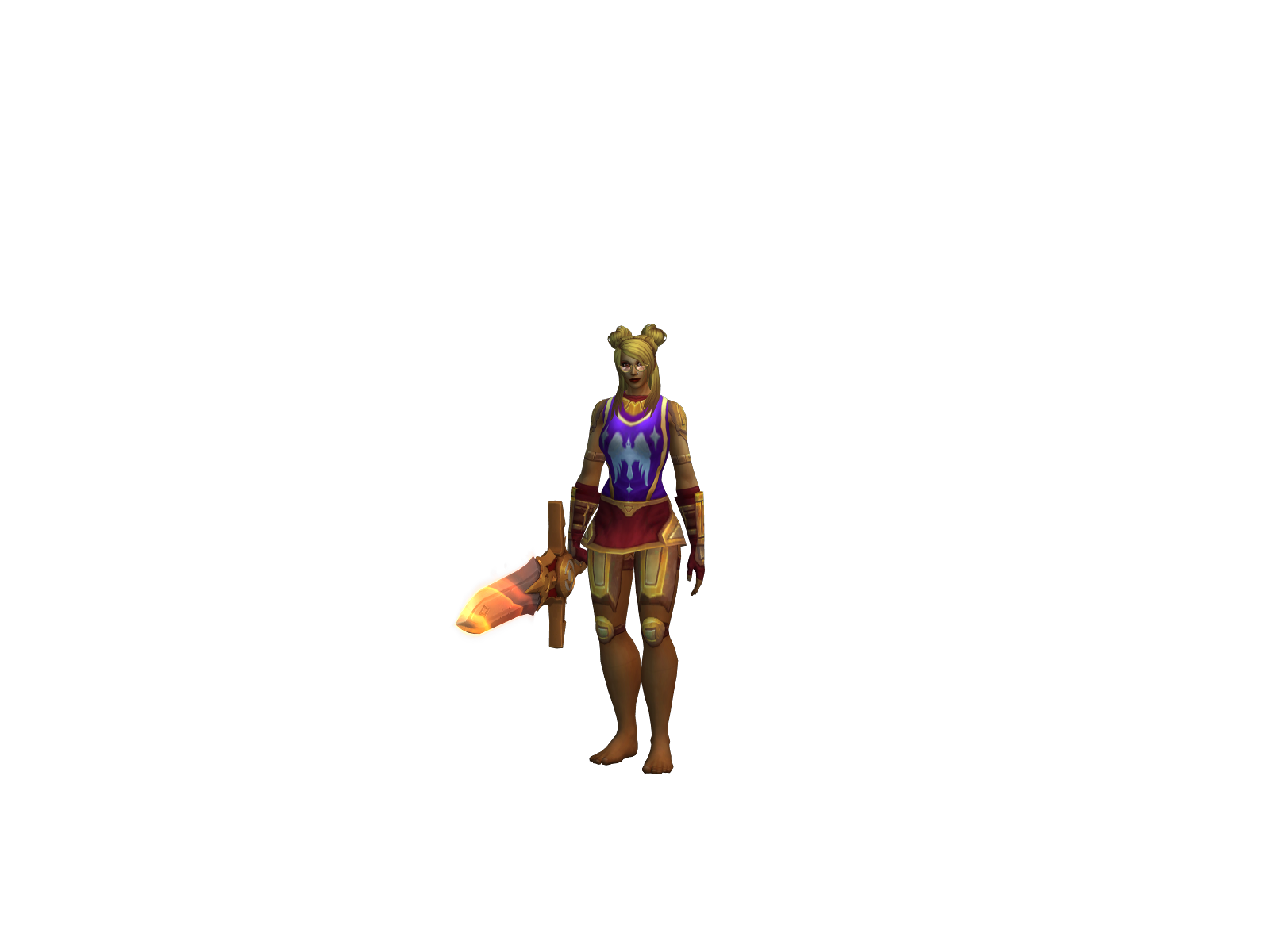 Zerk 3D character render