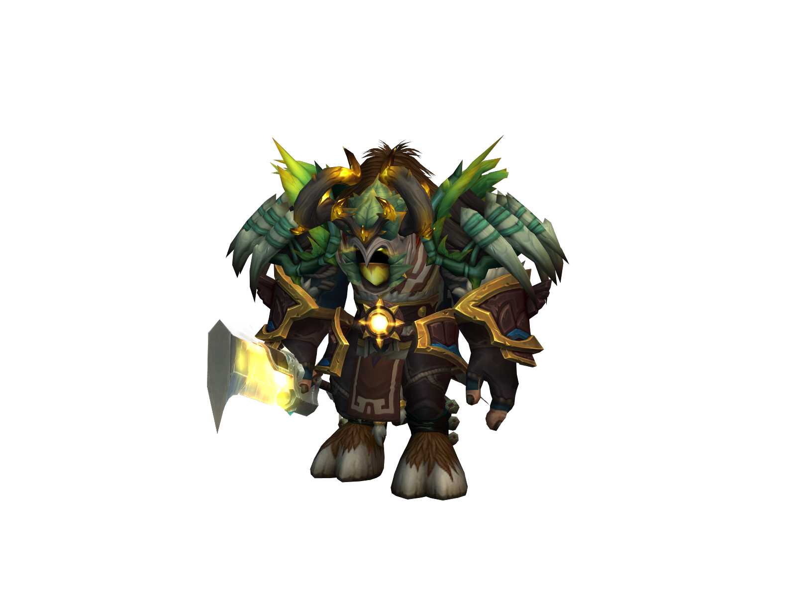 Defghinop 3D character render