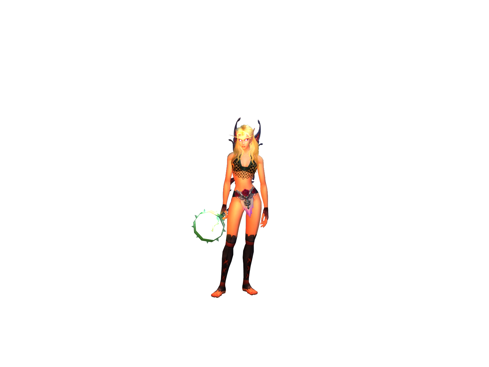 Hotty 3D character render