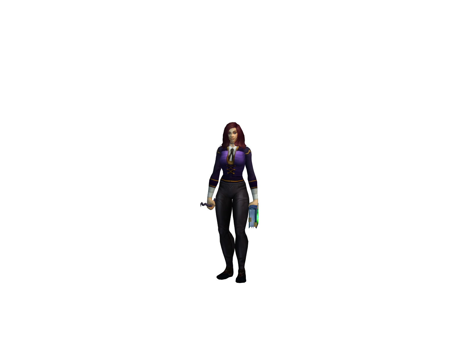 Hermionee 3D character render