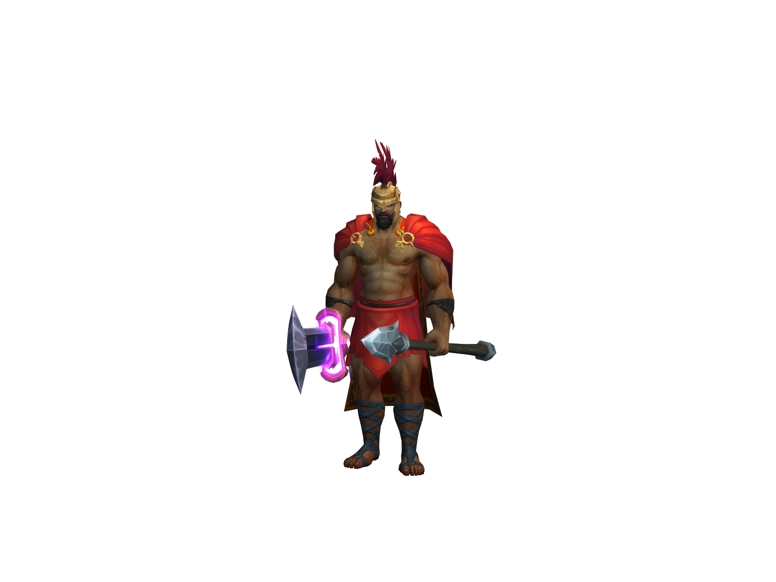 Leónidas 3D character render