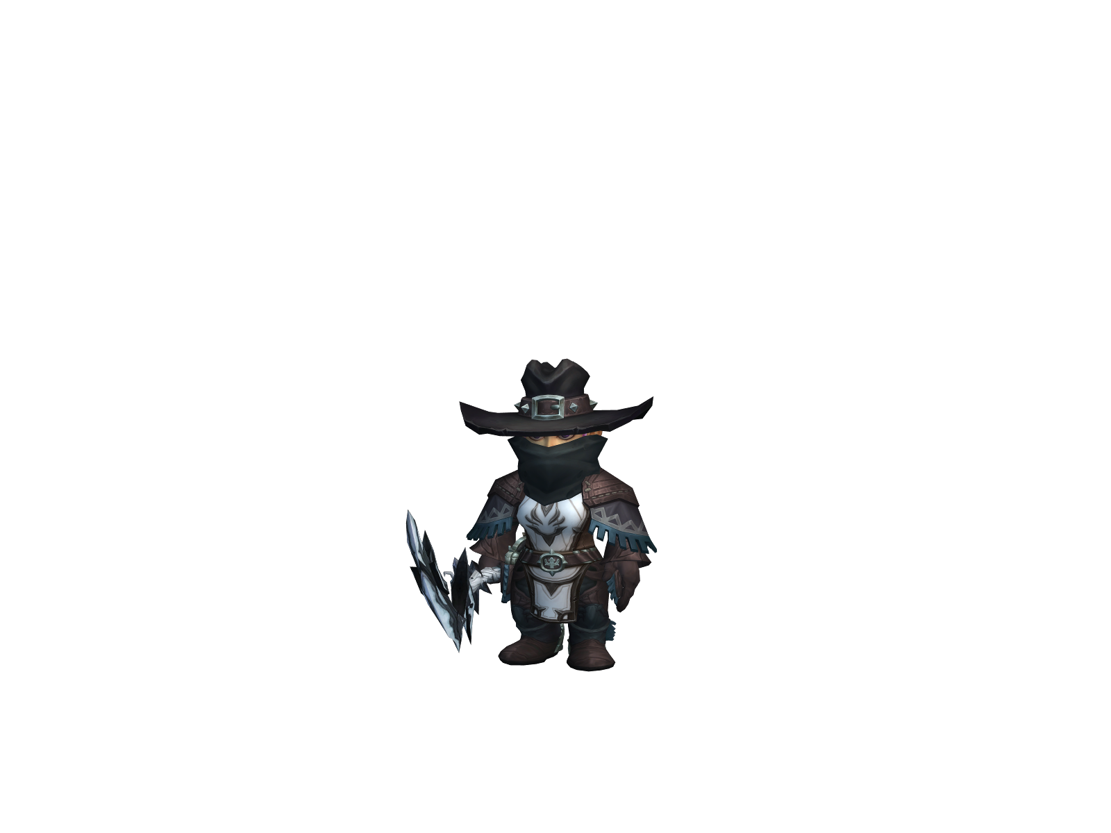 Cûtíé 3D character render