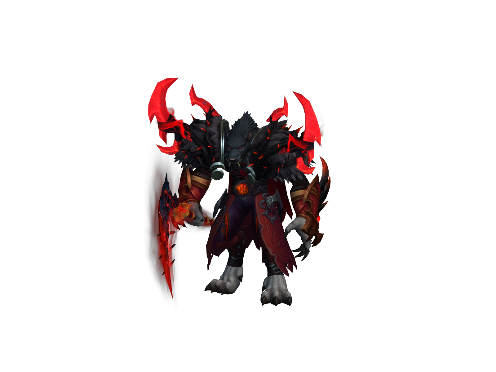 Grrizz 3D character render