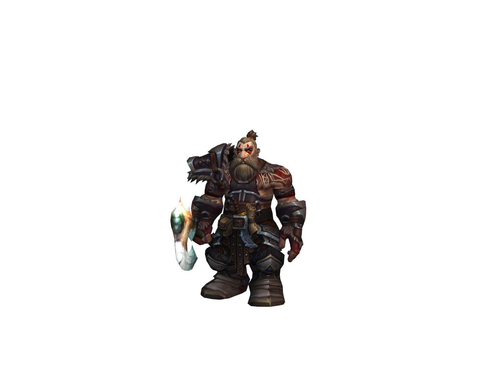 Diablø 3D character render