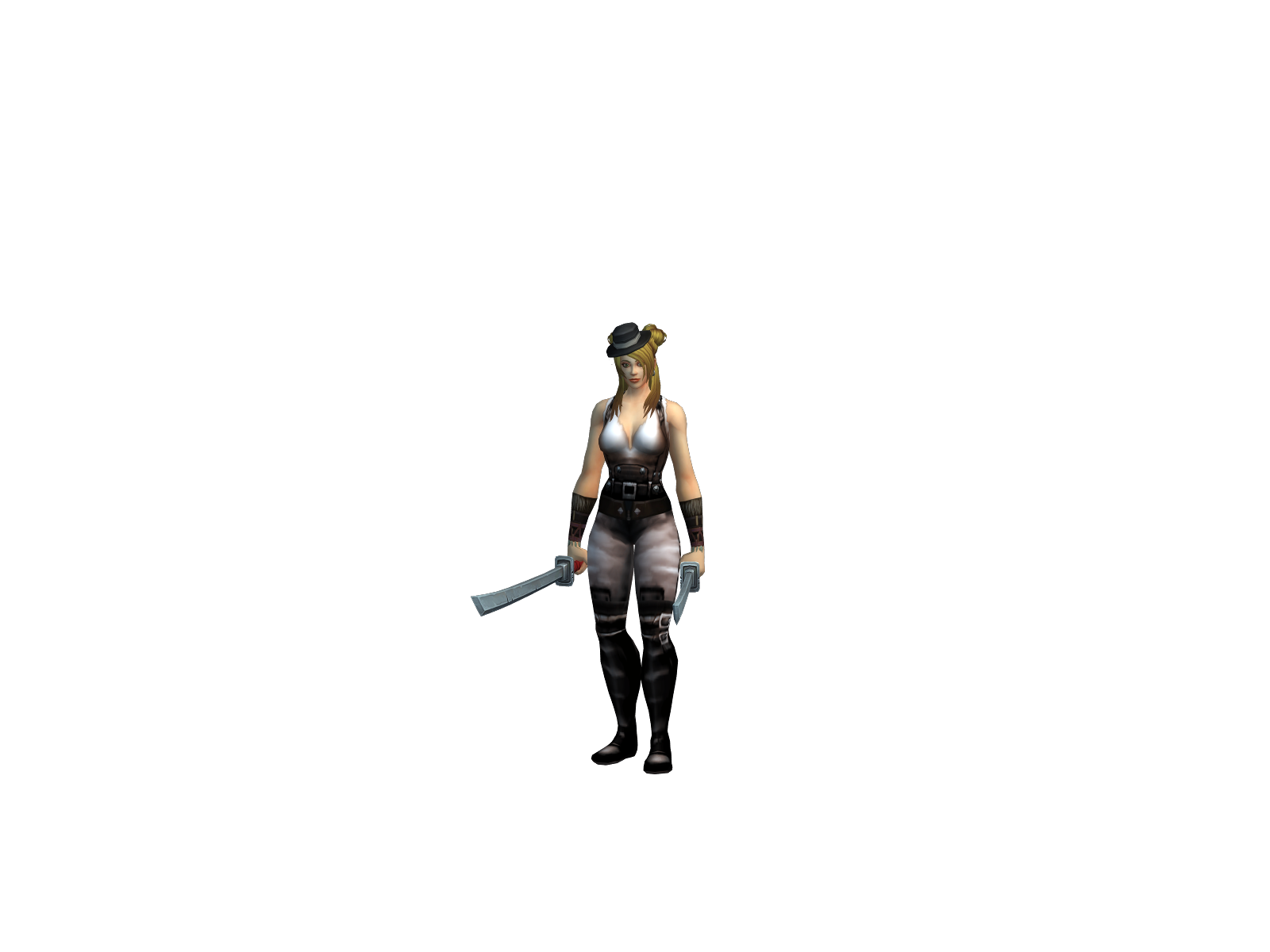Pèakaboo 3D character render