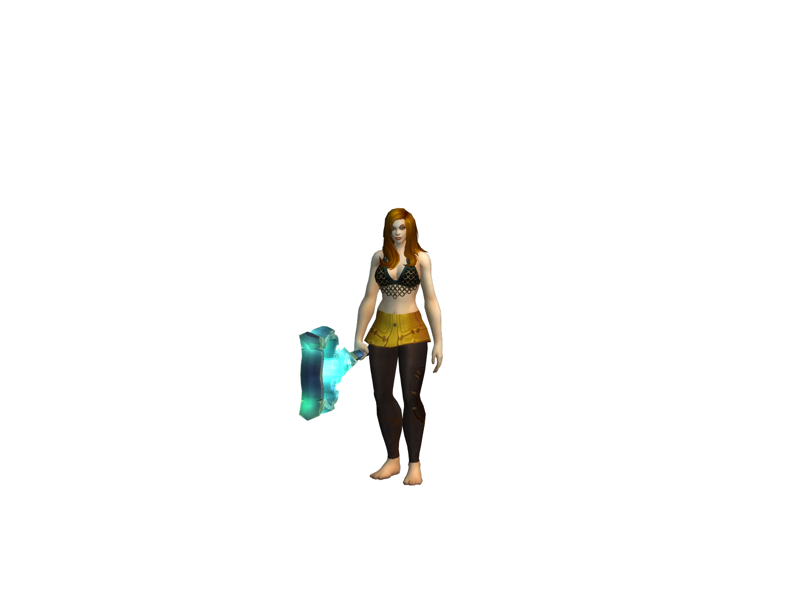 Sabrosa 3D character render