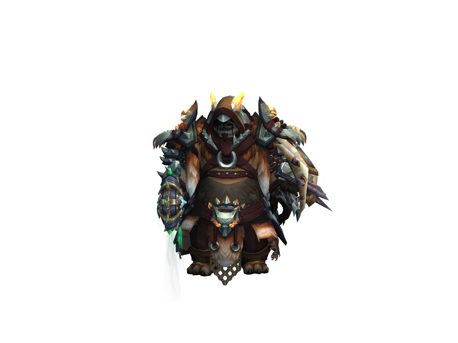Shamank 3D character render