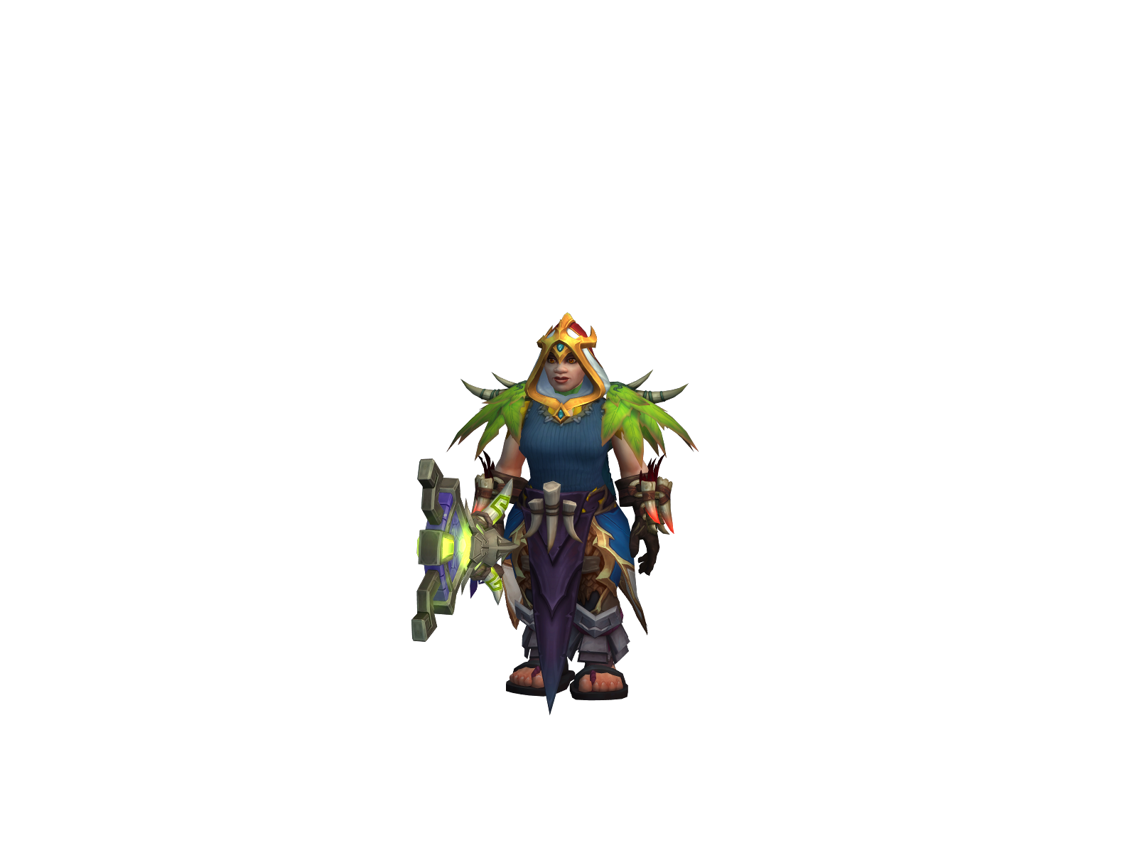 Lavina 3D character render