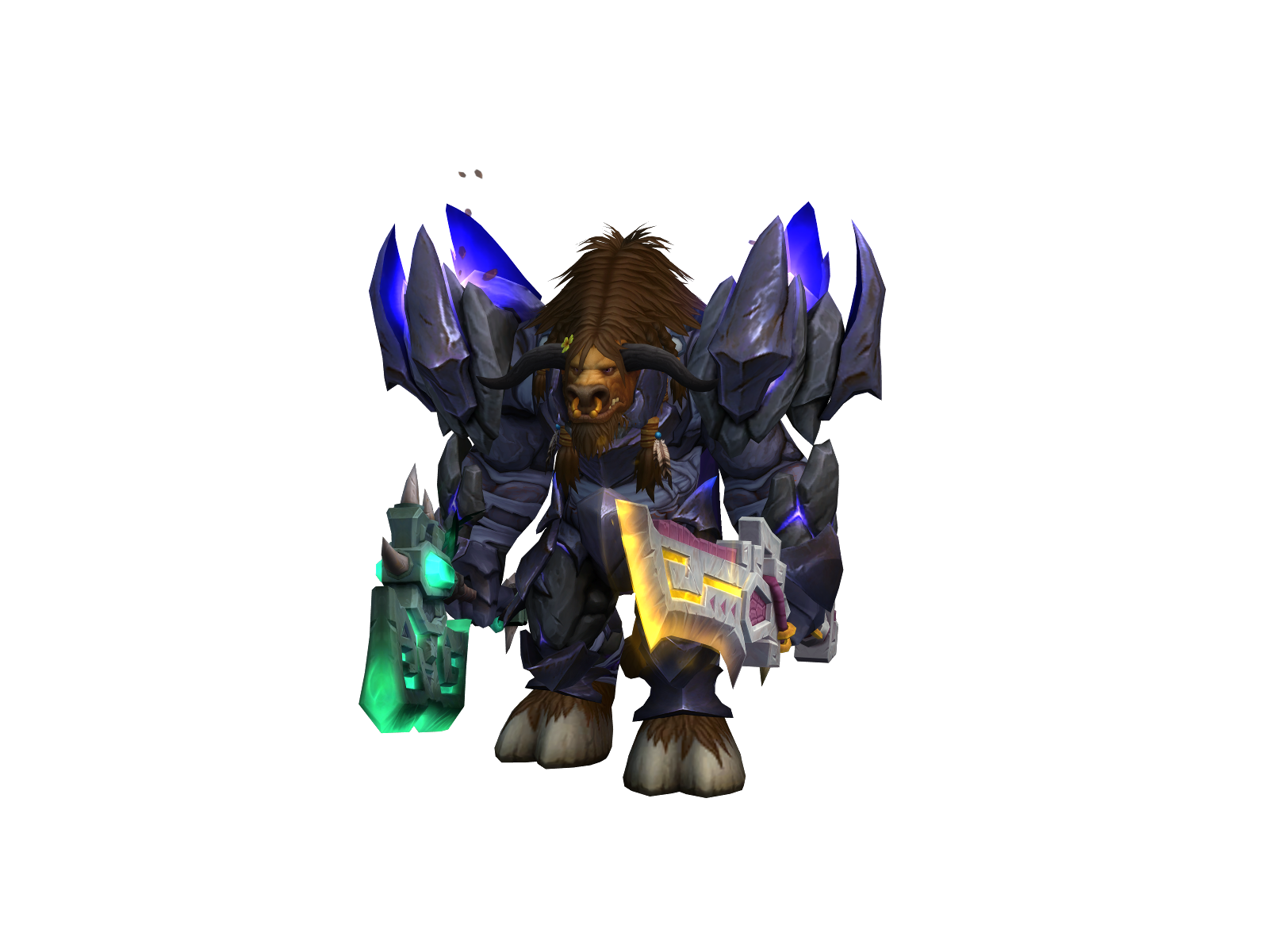 Ebon 3D character render