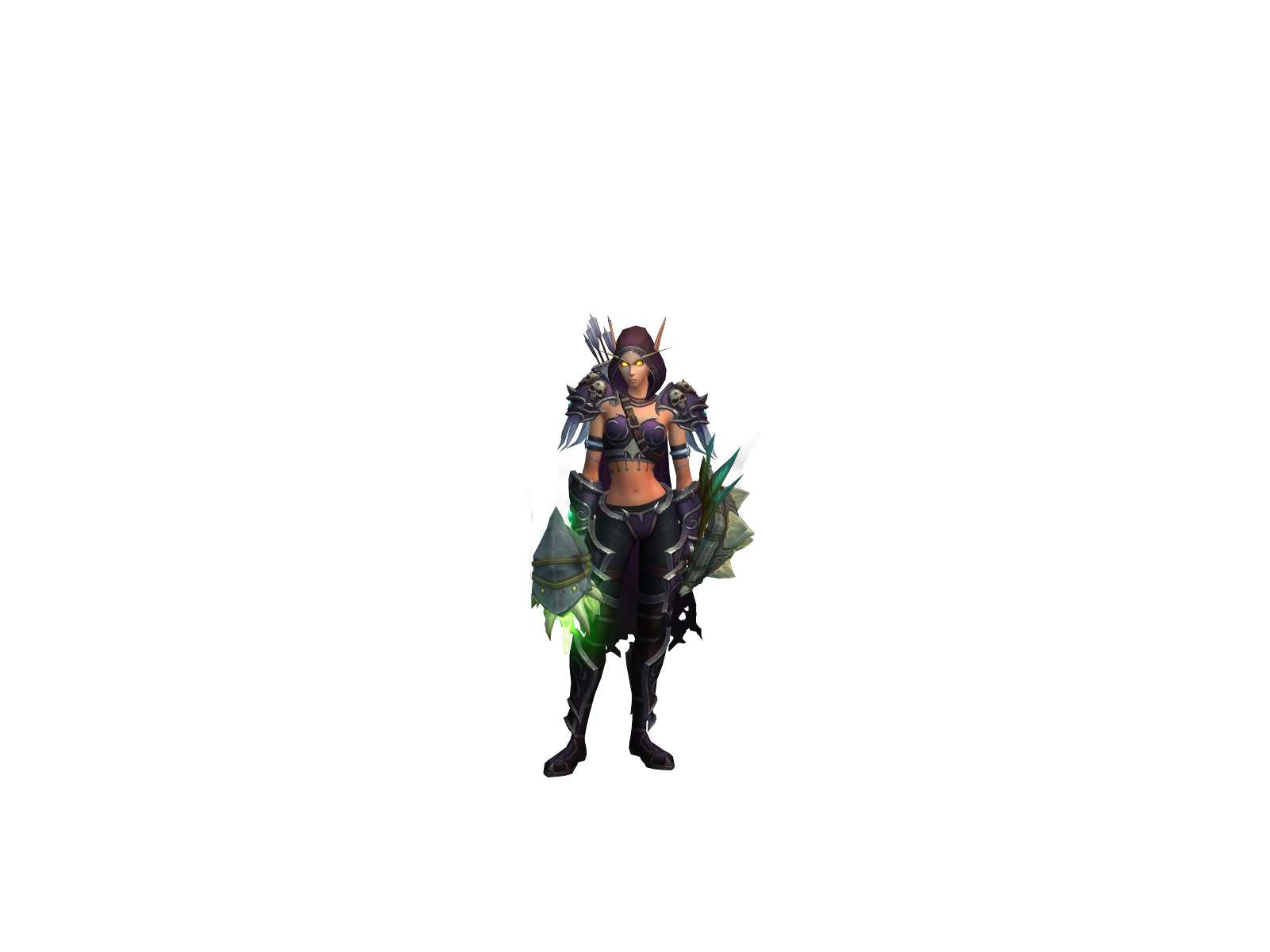 Blackfiury 3D character render