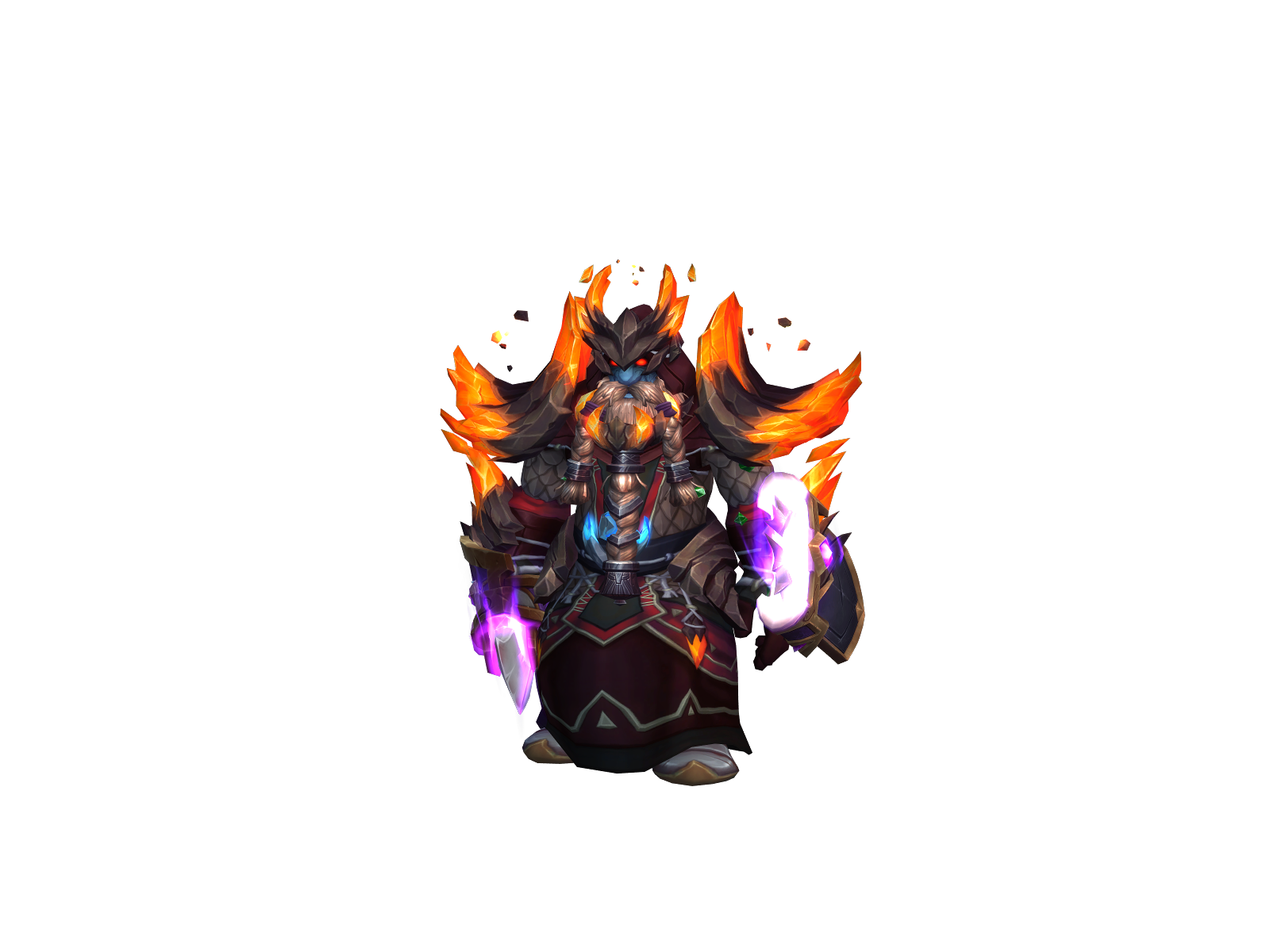 Bubbacake 3D character render