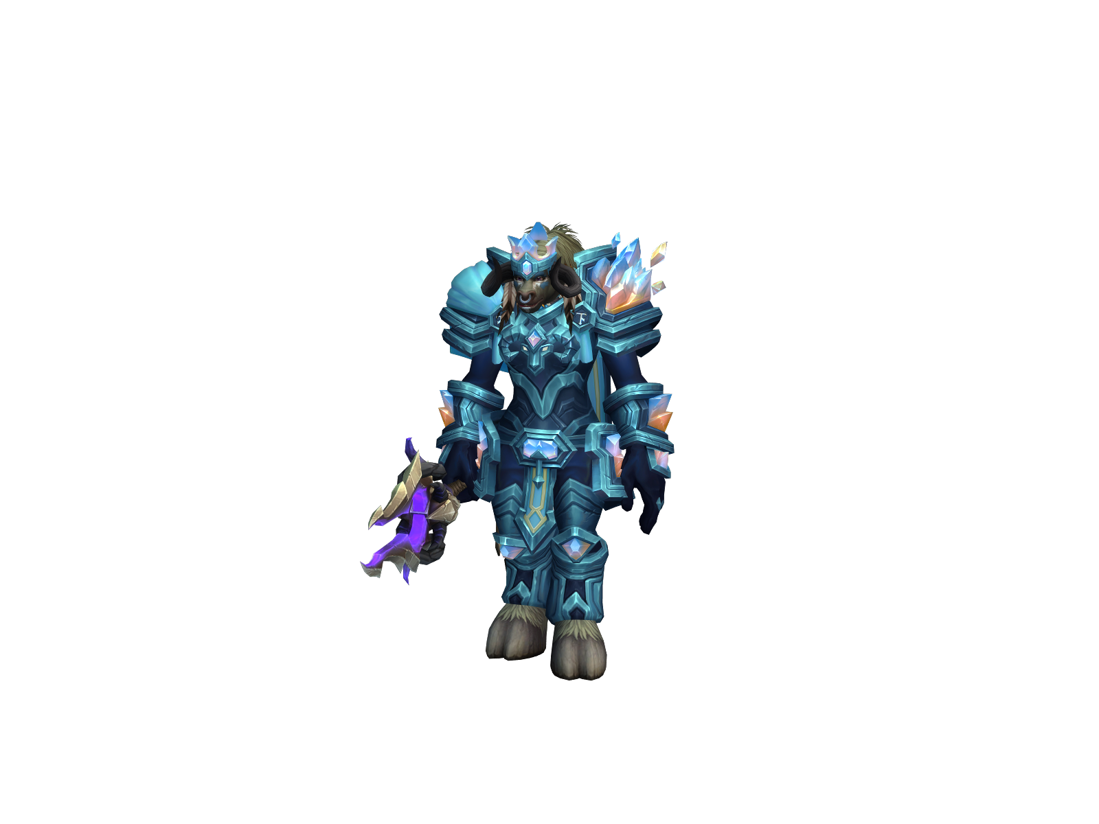 Necrotaur 3D character render
