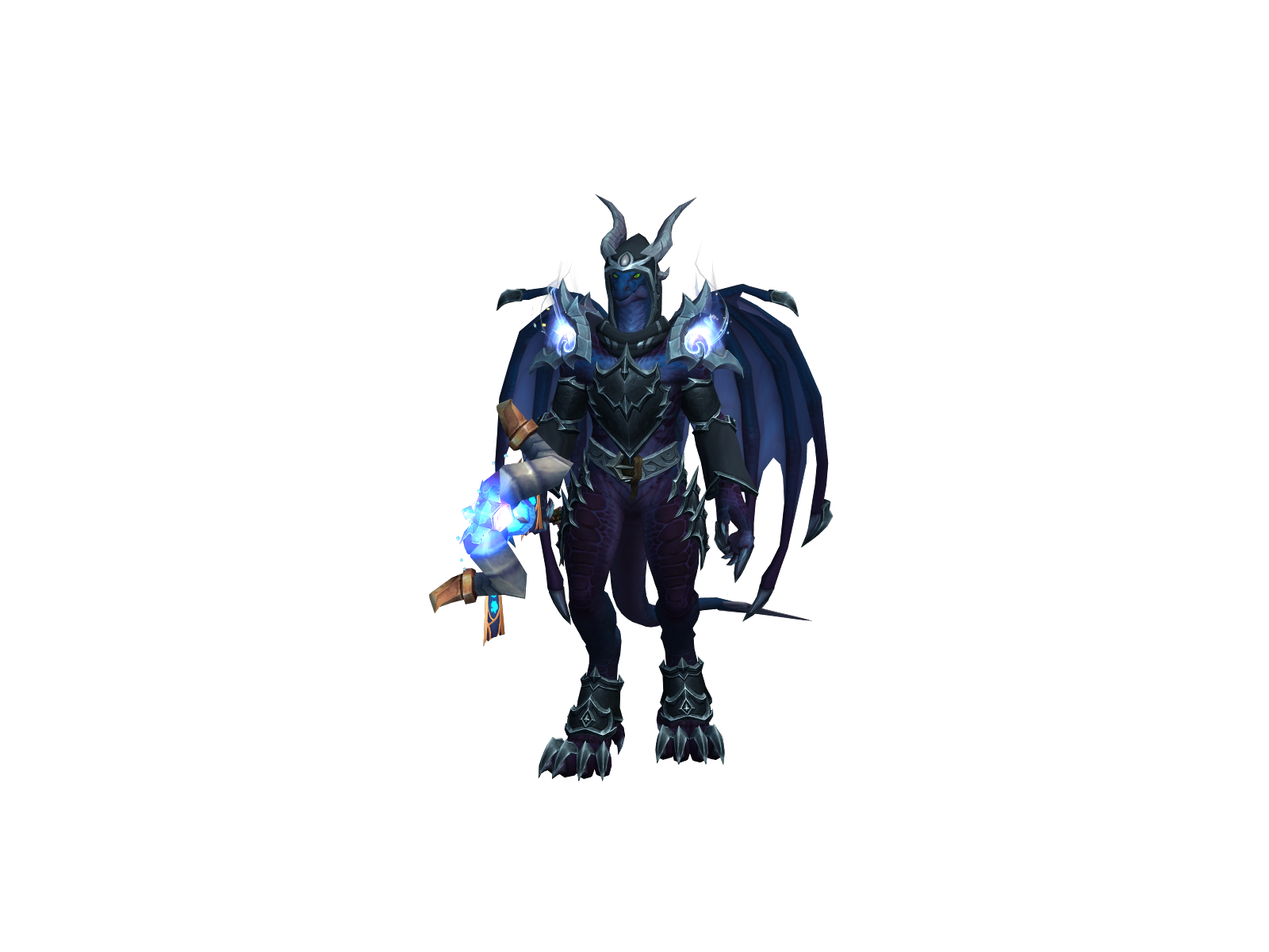 Draconfries 3D character render