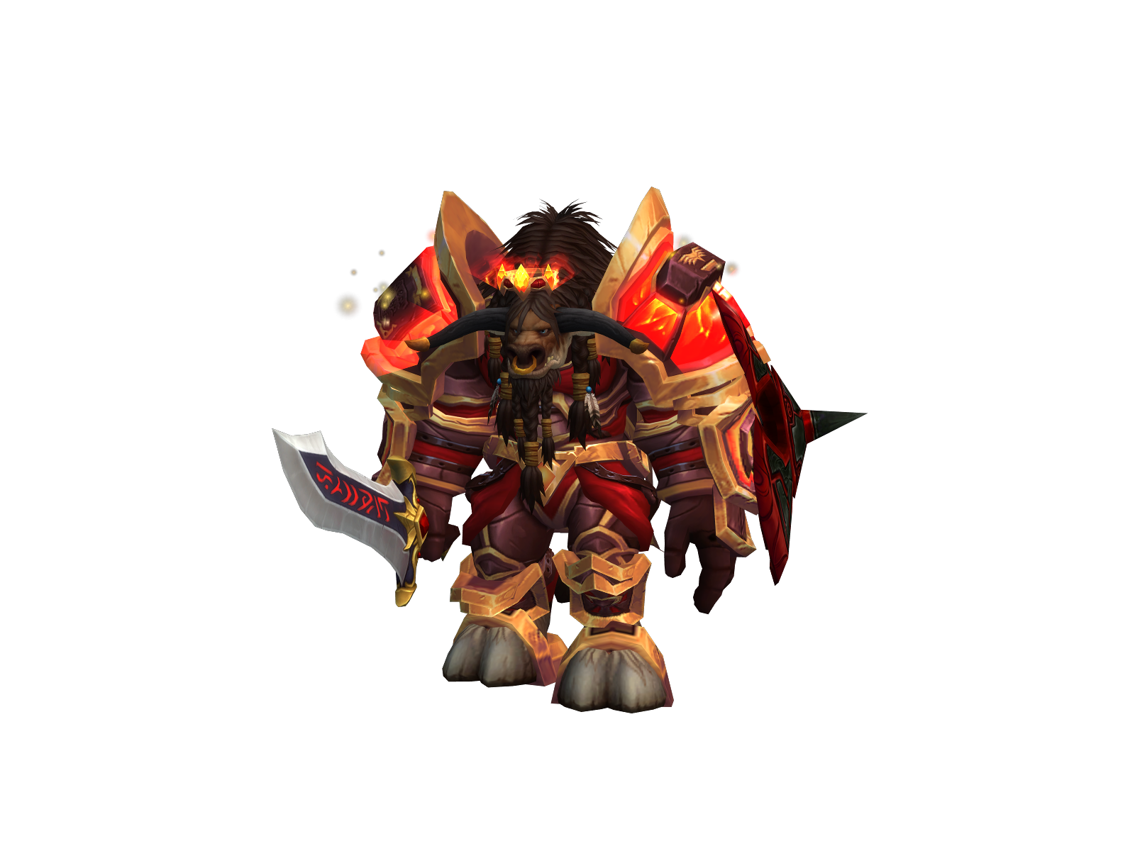 Sacredangus 3D character render
