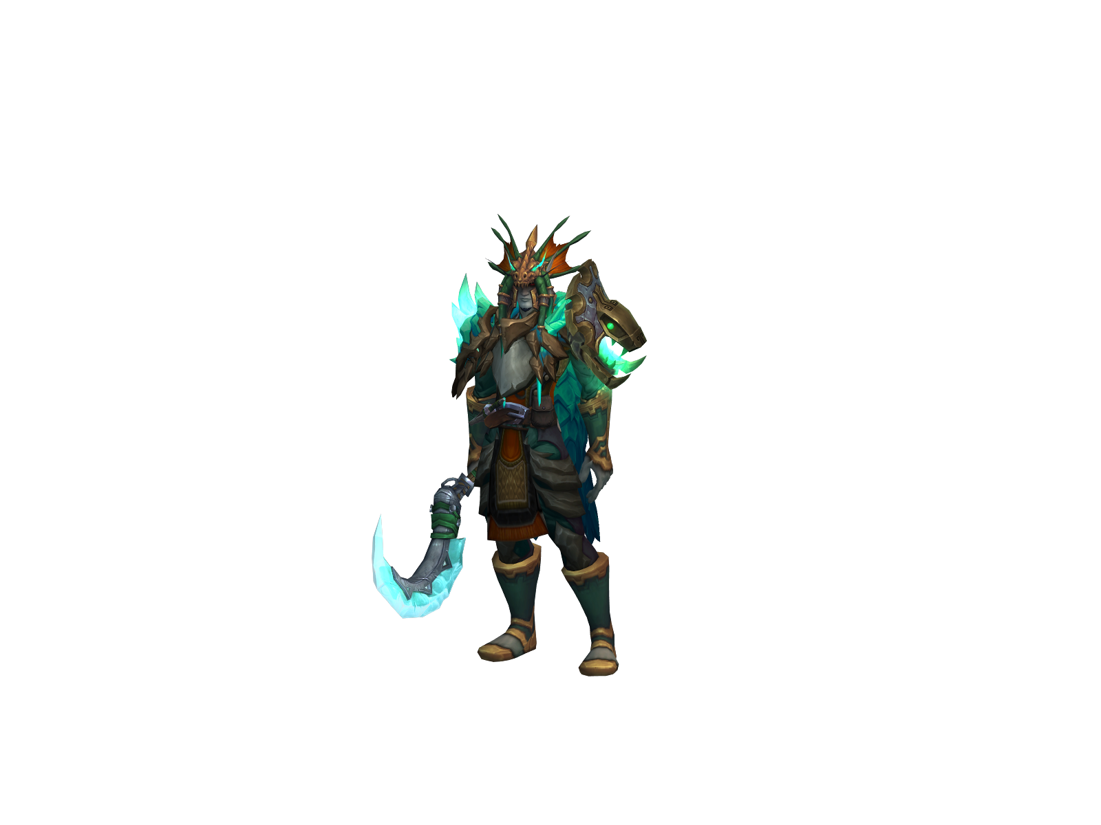 Kurnous 3D character render