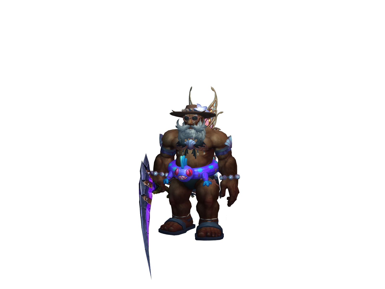 Chucktstis 3D character render